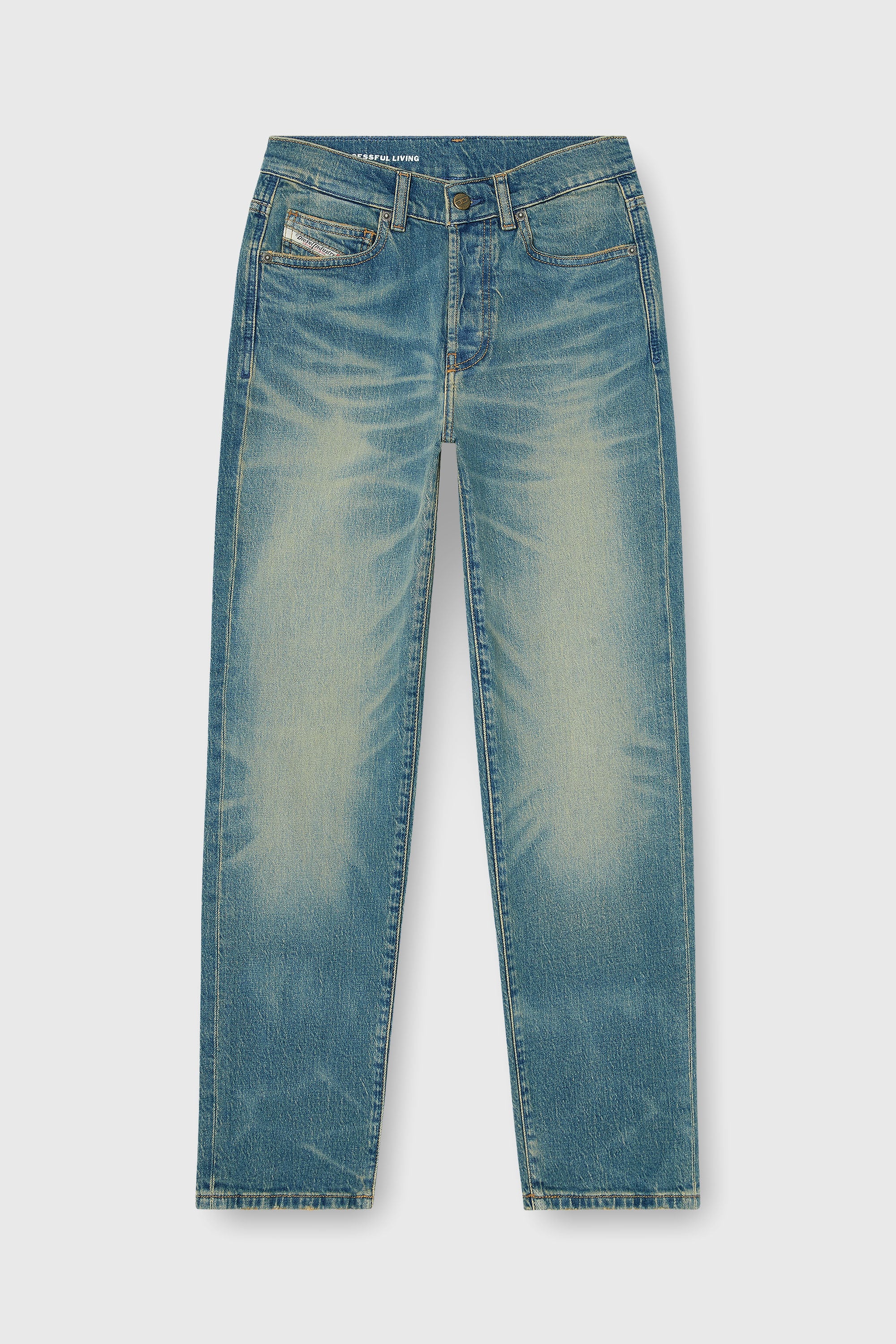 Diesel - Regular Jeans 1981 D-Went 0KBBP Donna, Blu medio - Image 2