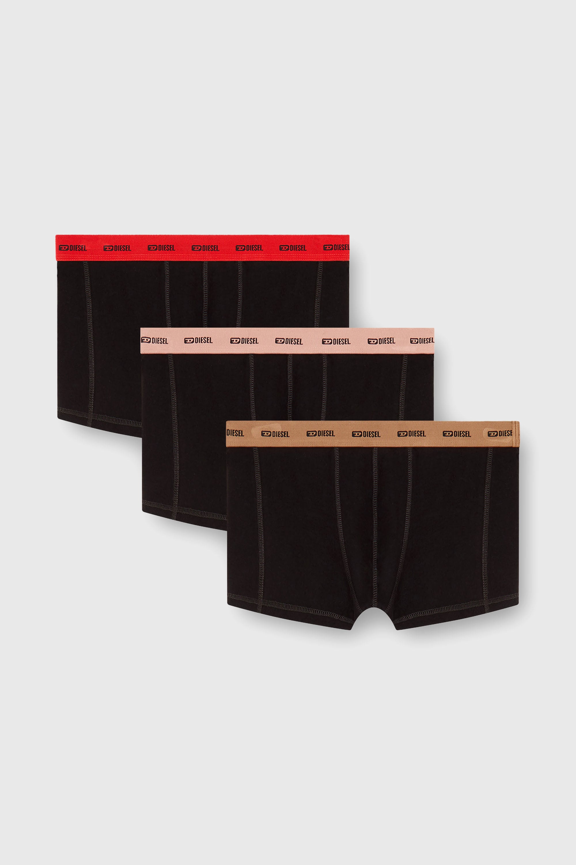 Diesel - DAMIEN-UTLT-3PACK, Set da tre boxer Uomo in Nero - 1