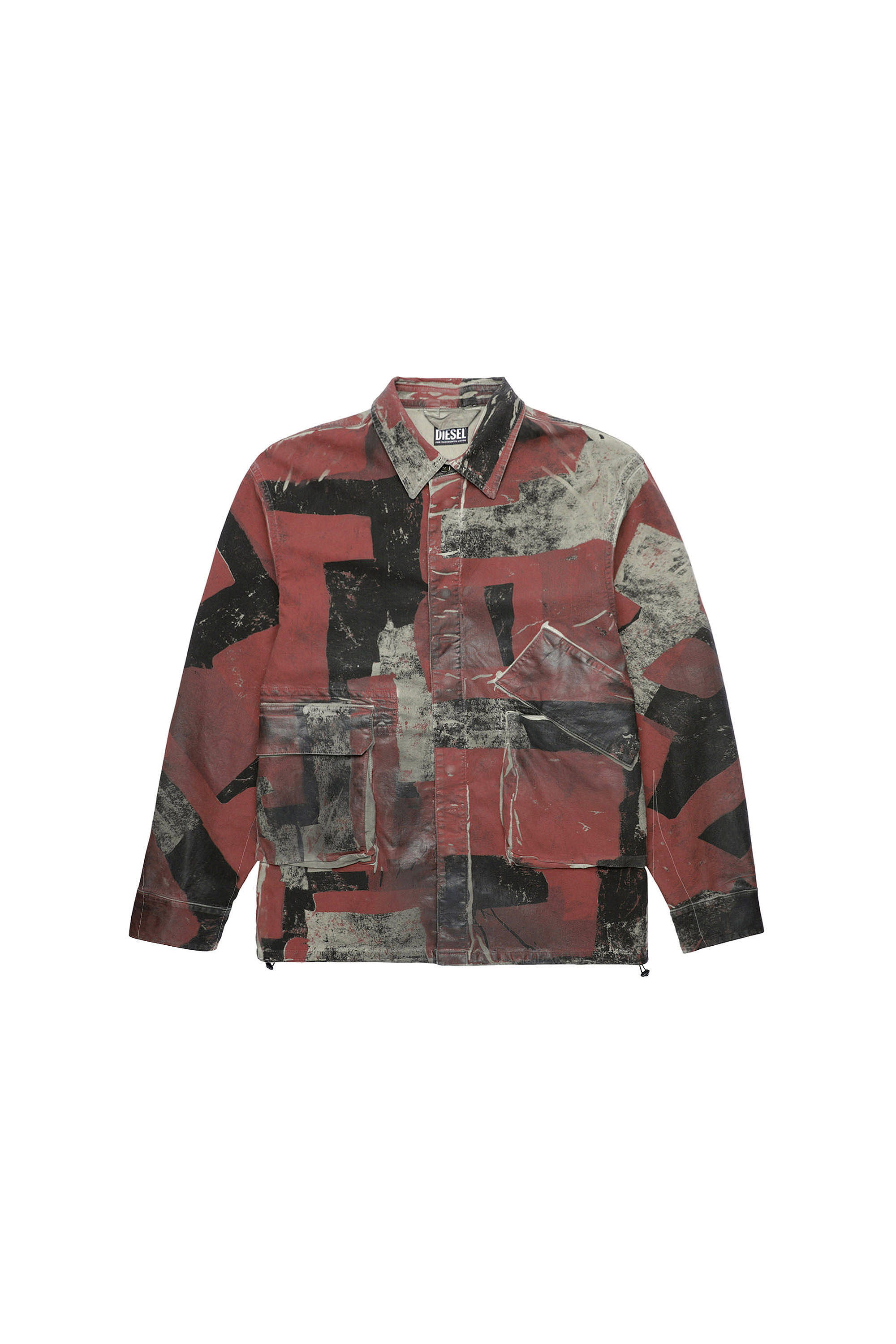 D-CORU-SP JOGGJEANS, Nero/Marrone - Camicie in Denim