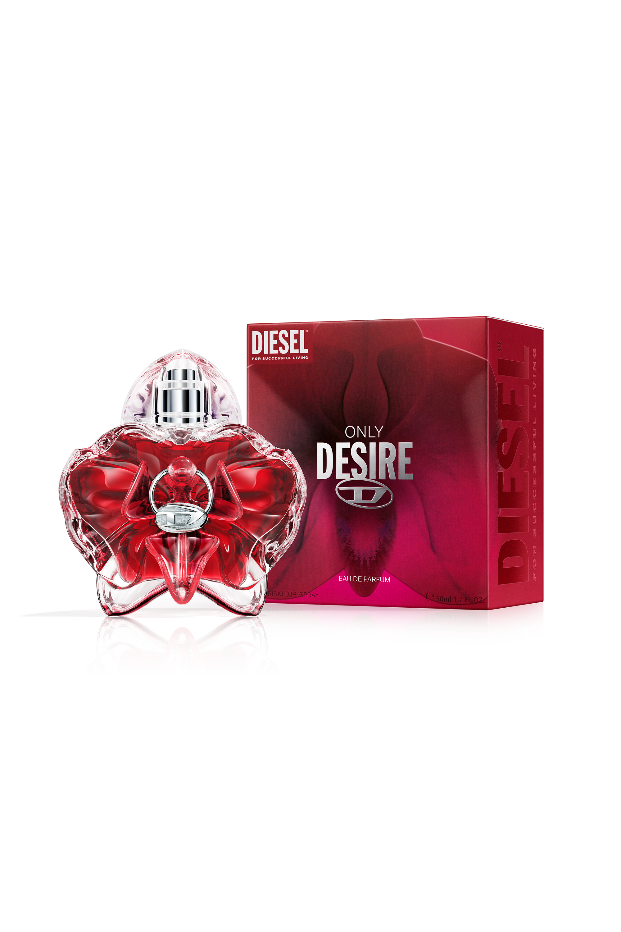 Diesel - DIESEL ONLY DESIRE EDP 50ML LF794300, Only Desire 50ml, Eau De Parfum Donna in Rosso - 3