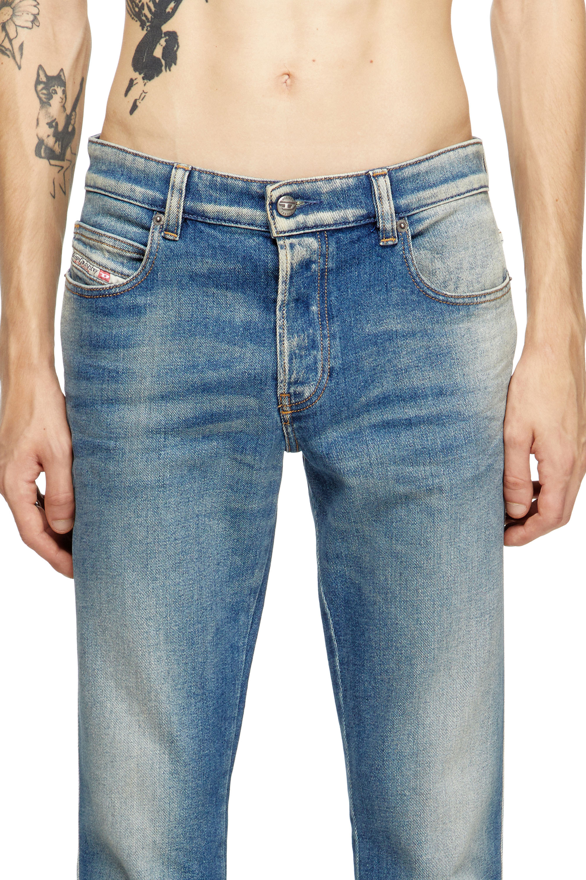Slim Jeans 1993 D-Vyl 09M14, Medium blue Diesel - Man's Slim Jeans 1993 D-Vyl 09M14, Medium blue - 5