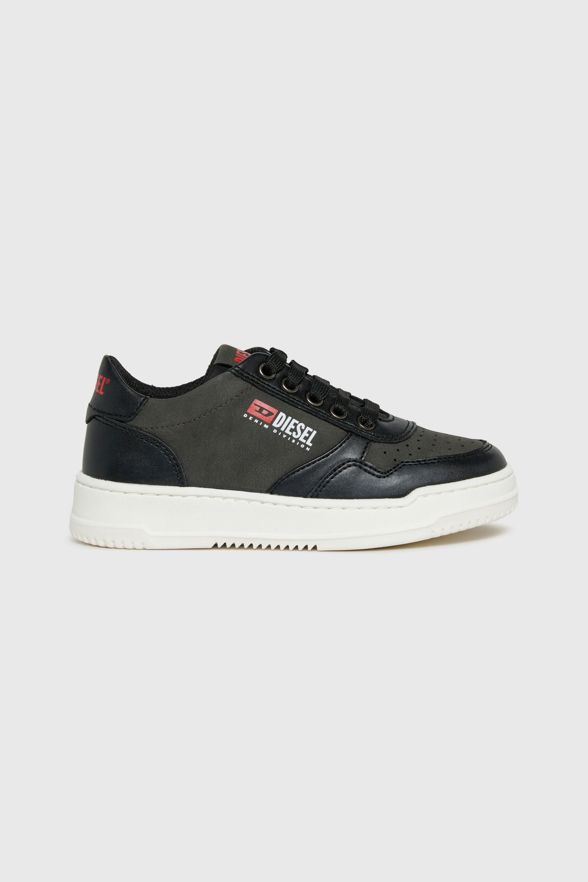 Diesel - S-CASCOUNT, S-Cascount - Sneakers traforate con logo Unisex in Nero - 1