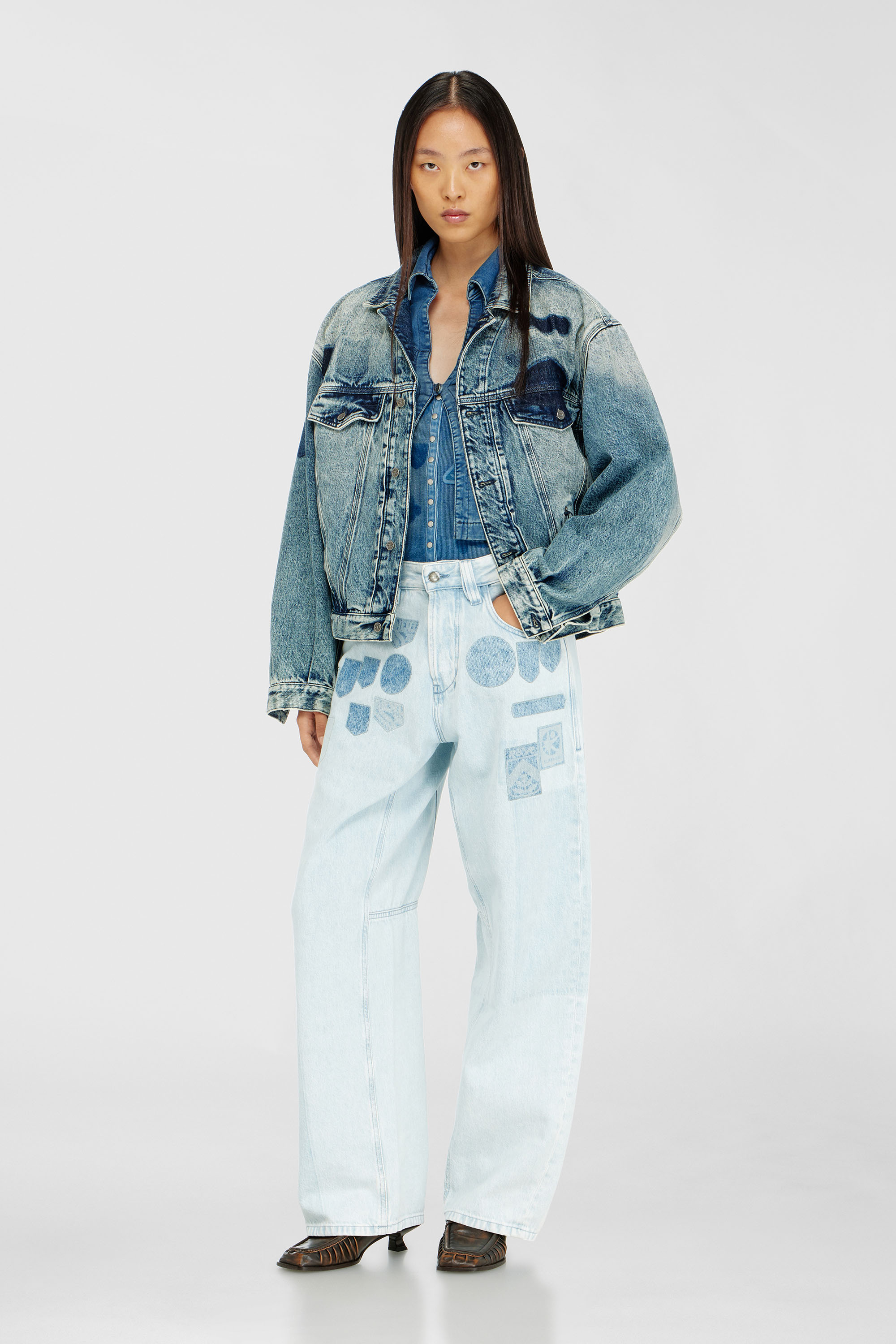 Diesel - Relaxed Jeans 1997 D-Enim-M 0IFBQ Unisex, Blu Chiaro - Image 7