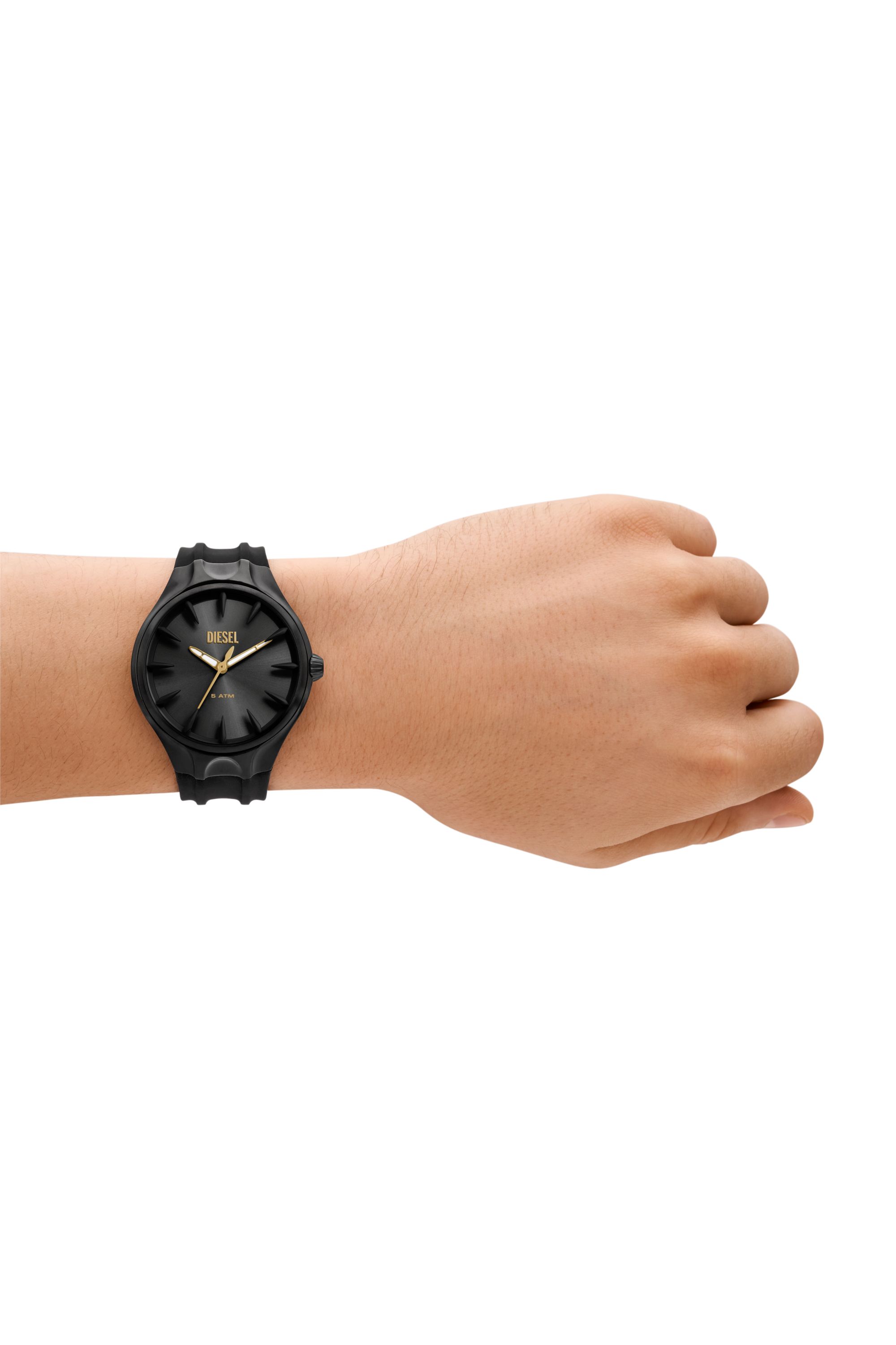 Diesel - DZ2217, Orologio Streamline con cinturino in silicone Uomo in Nero - 4