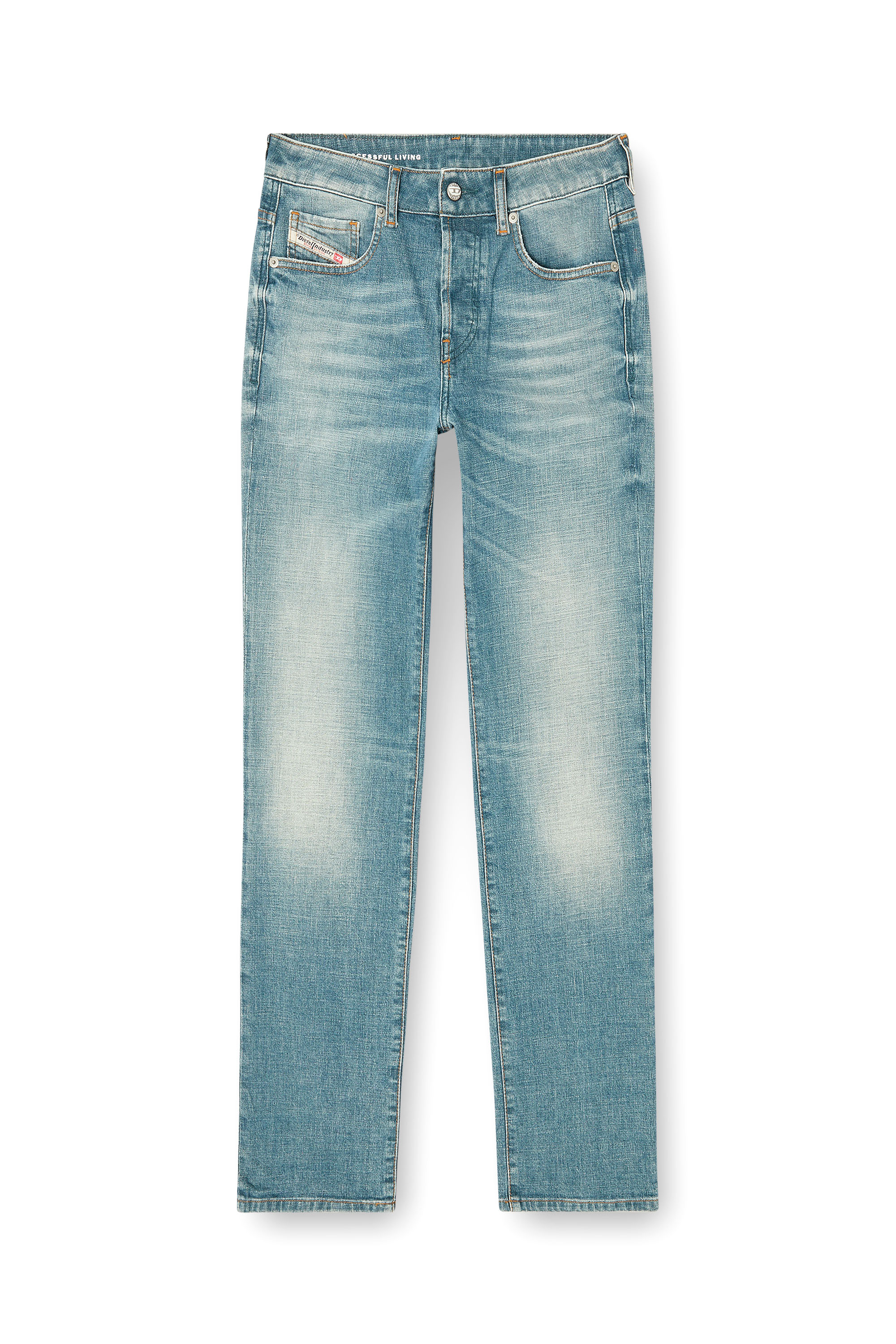 Diesel - Regular Jeans 1989 D-Mine 09M58 Donna, Blu medio - Image 3