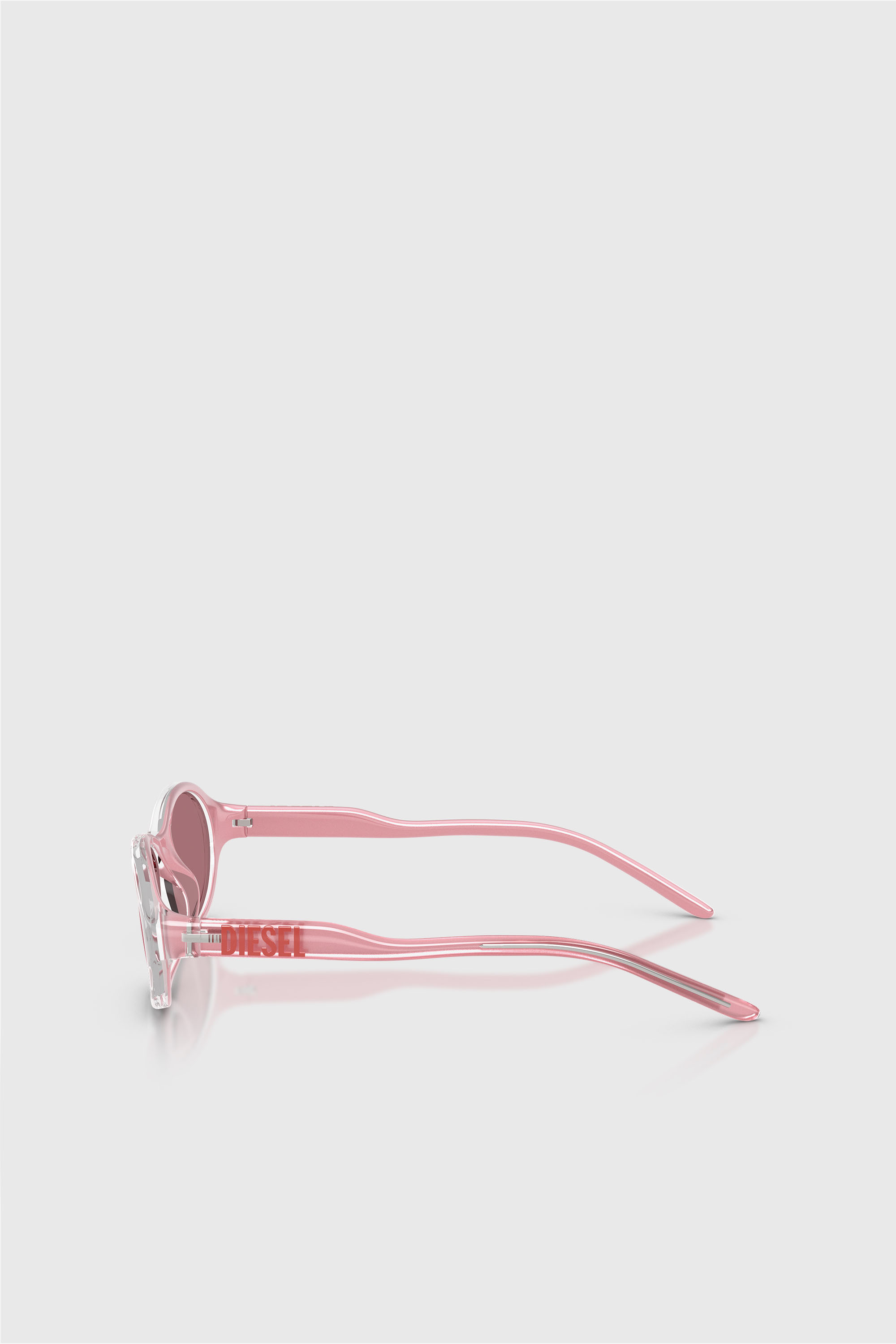 Diesel - 0DL3024U, Unisex's Oval Sunglasses in Pink - 3