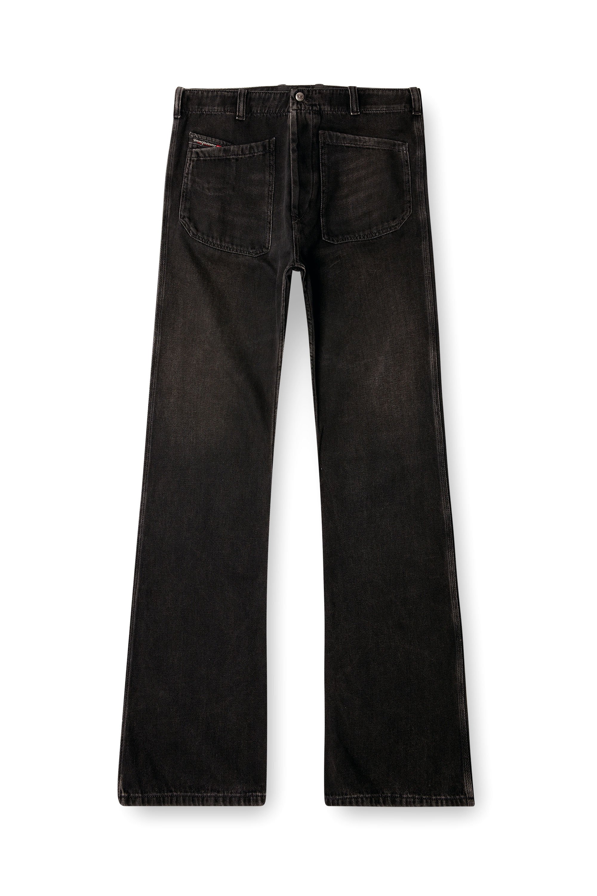 Diesel - Bootcut Jeans D-Moorix 09J96 Uomo, Nero/Grigio scuro - Image 3