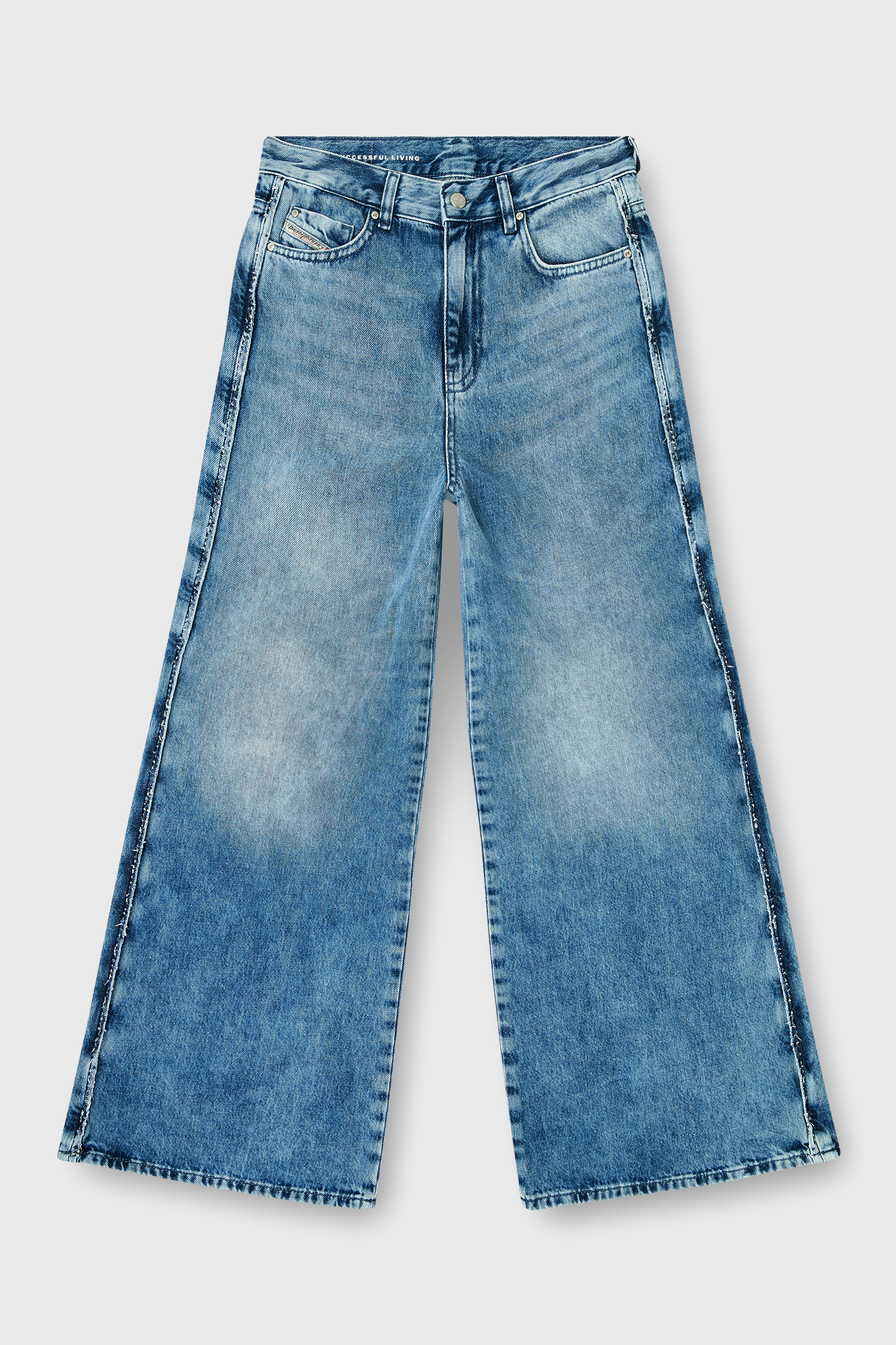 Diesel - Flare Jeans 1978 D-Akemi 0ADCJ Donna, Blu medio - Image 2