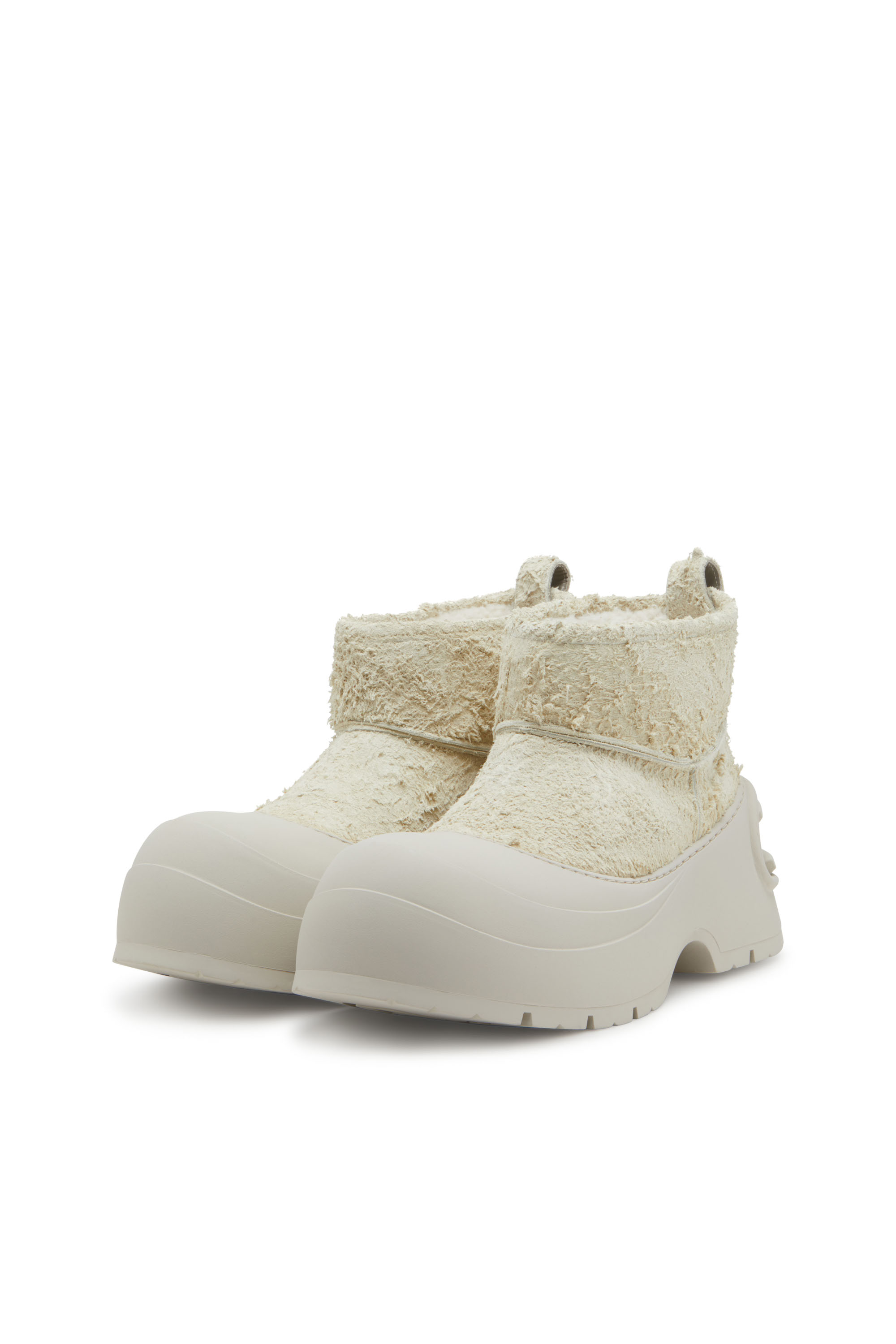 Diesel - D-DONALD MONTONE, Stivaletto chunky con suola carrarmato Uomo in Bianco - 8