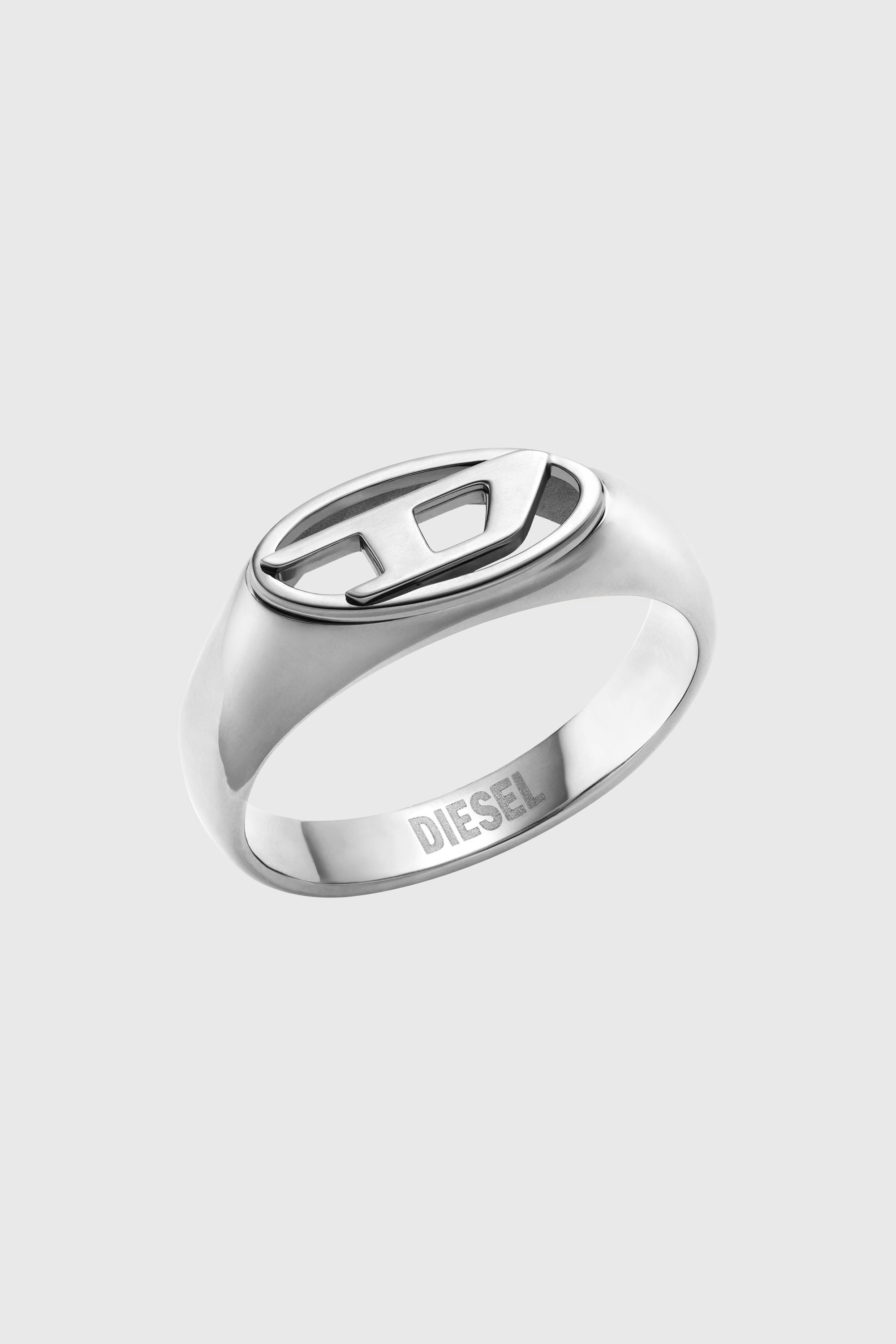 Diesel - DX1587040 JEWEL, Anello in acciaio inossidabile Unisex in Argento - 1