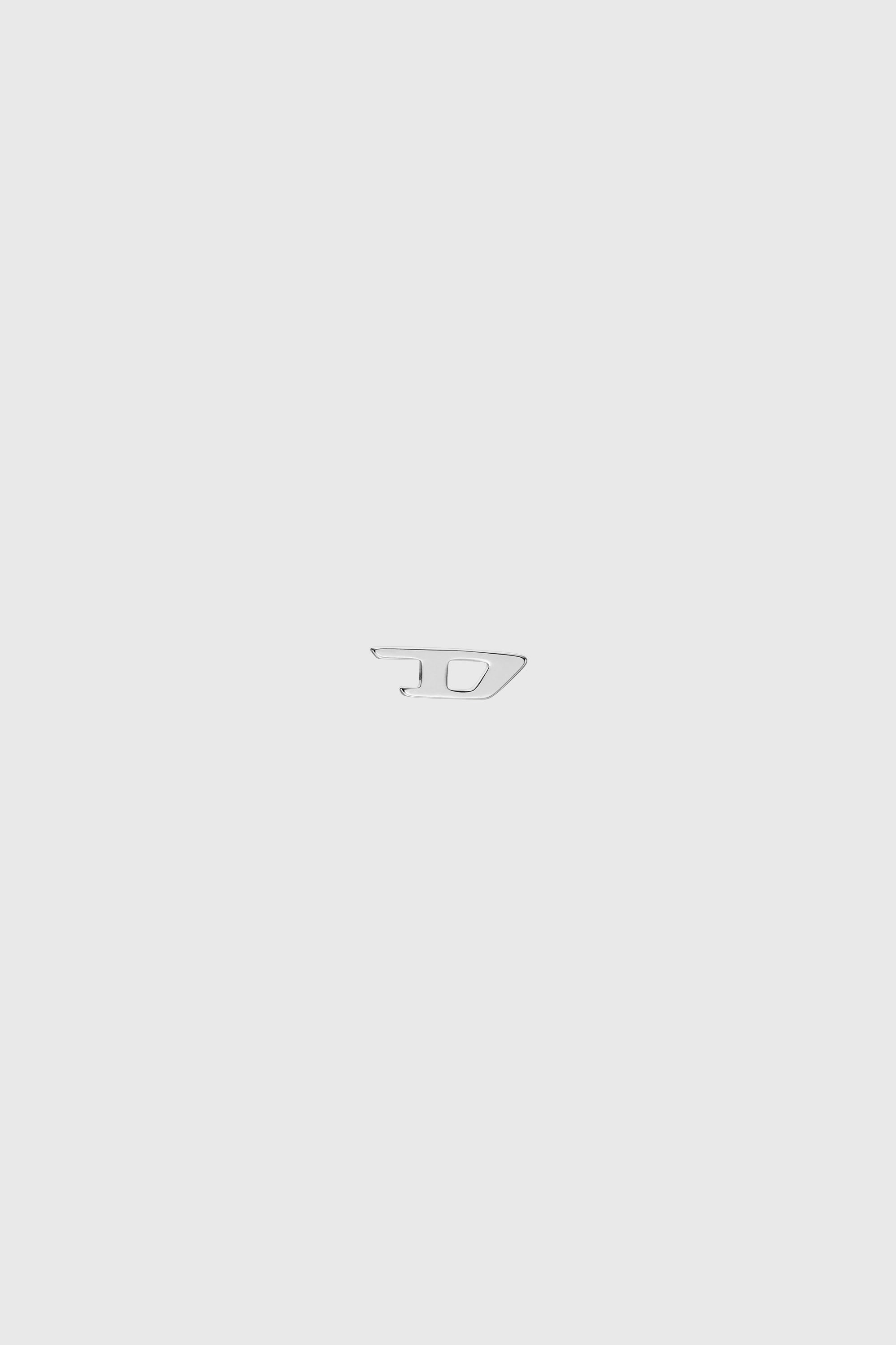 Diesel - DX1519, Orecchino a lobo in acciaio inossidabile Unisex in Argento - 2