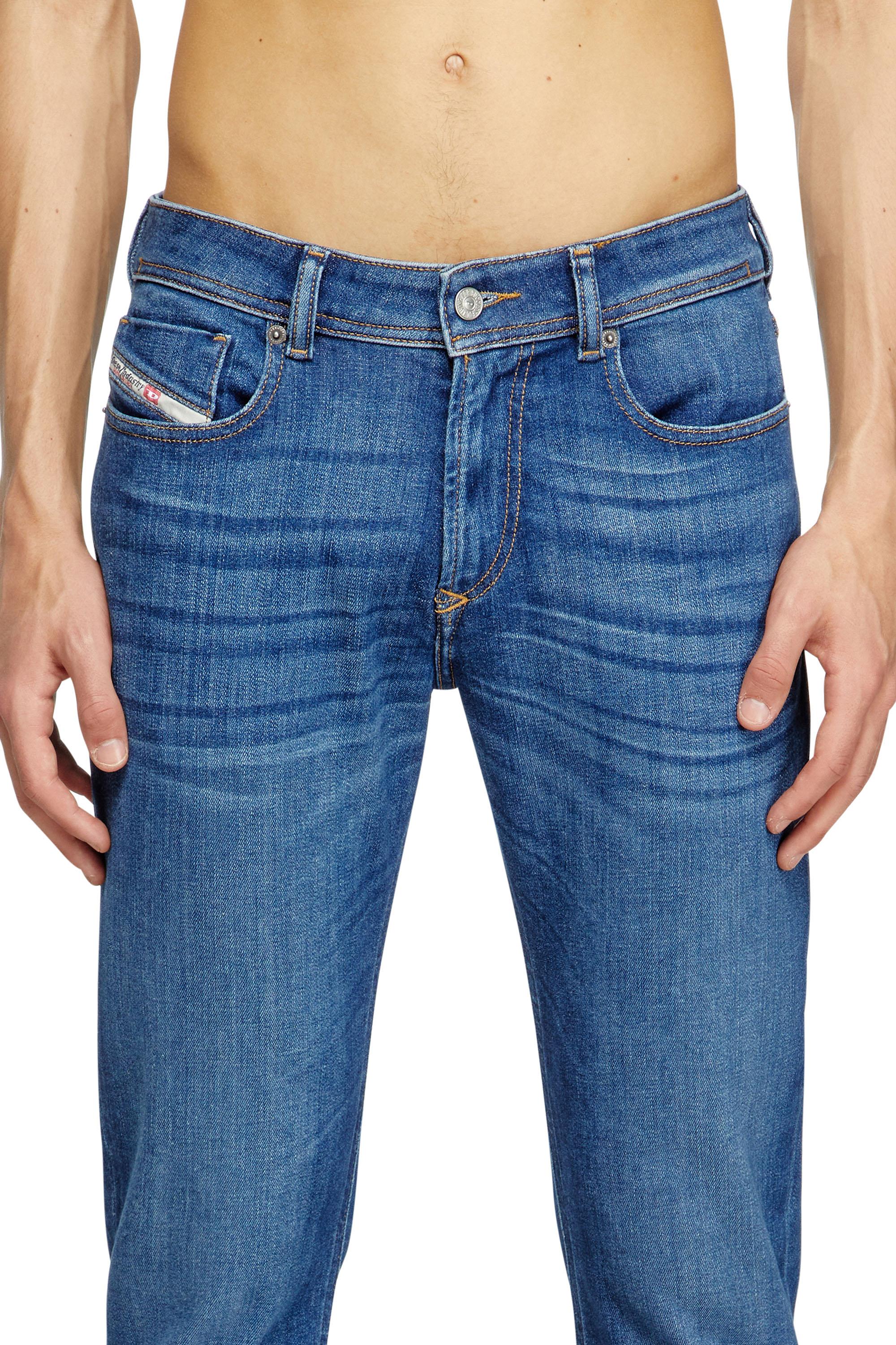 Diesel - Skinny Jeans 1979 Sleenker 09M73 Uomo, Blu medio - Image 5