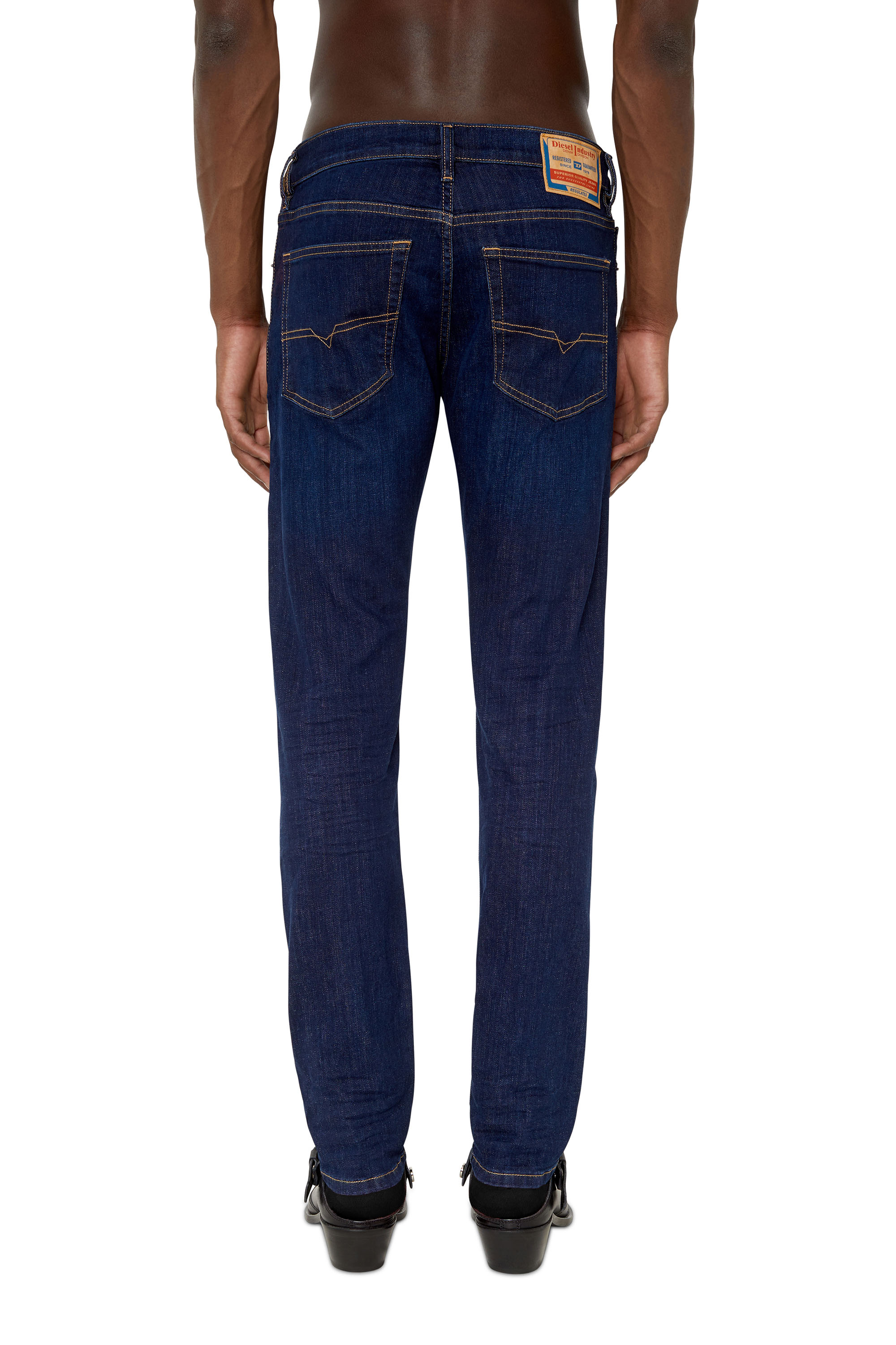 Diesel - Slim Jeans D-Luster 0IHAQ, Blu Scuro - Image 2