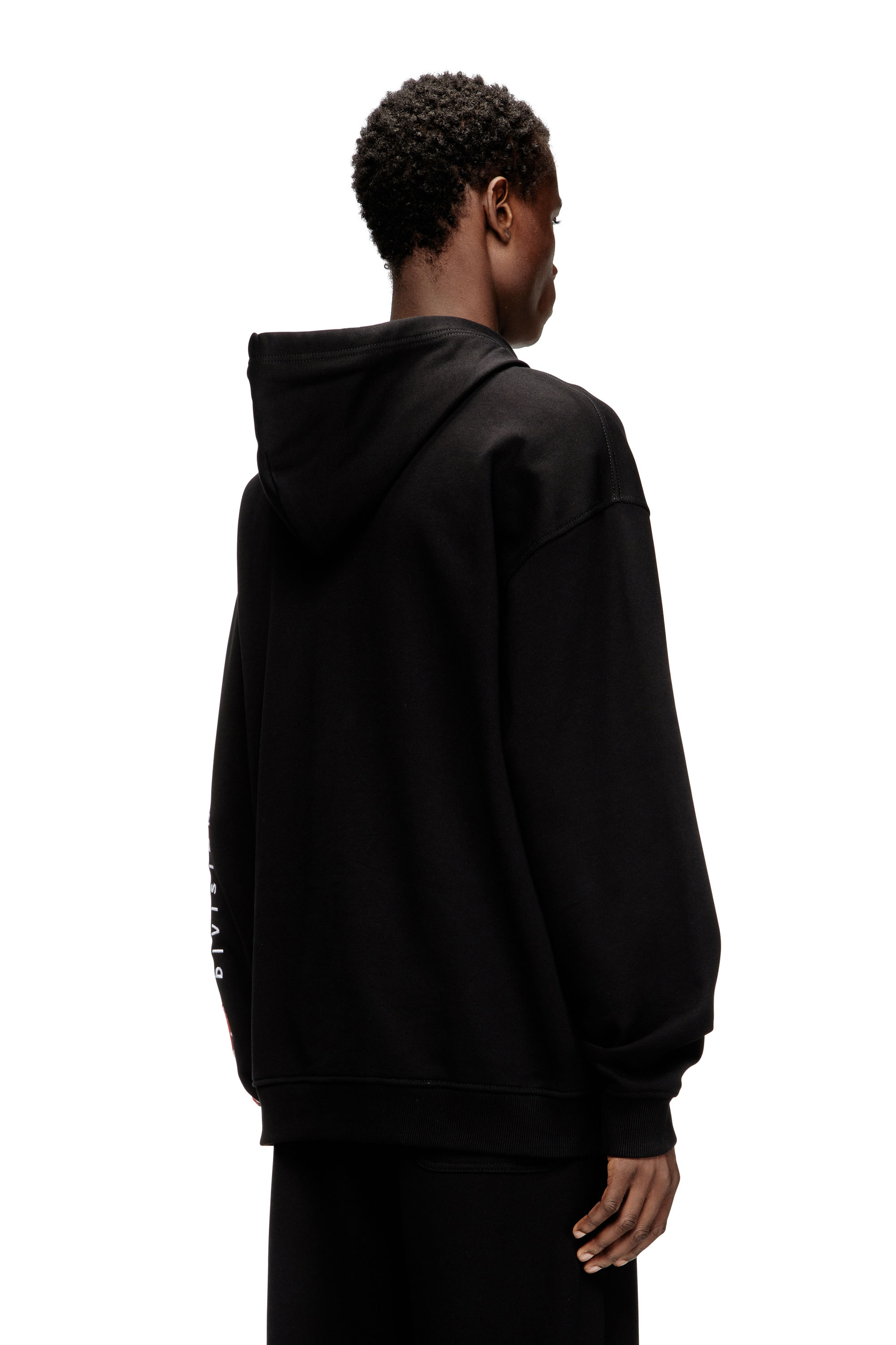 Diesel - S-BOXT-ZIP-HOOD-DIV, Felpa con cappuccio con ricamo del logo Uomo in ToBeDefined - 3
