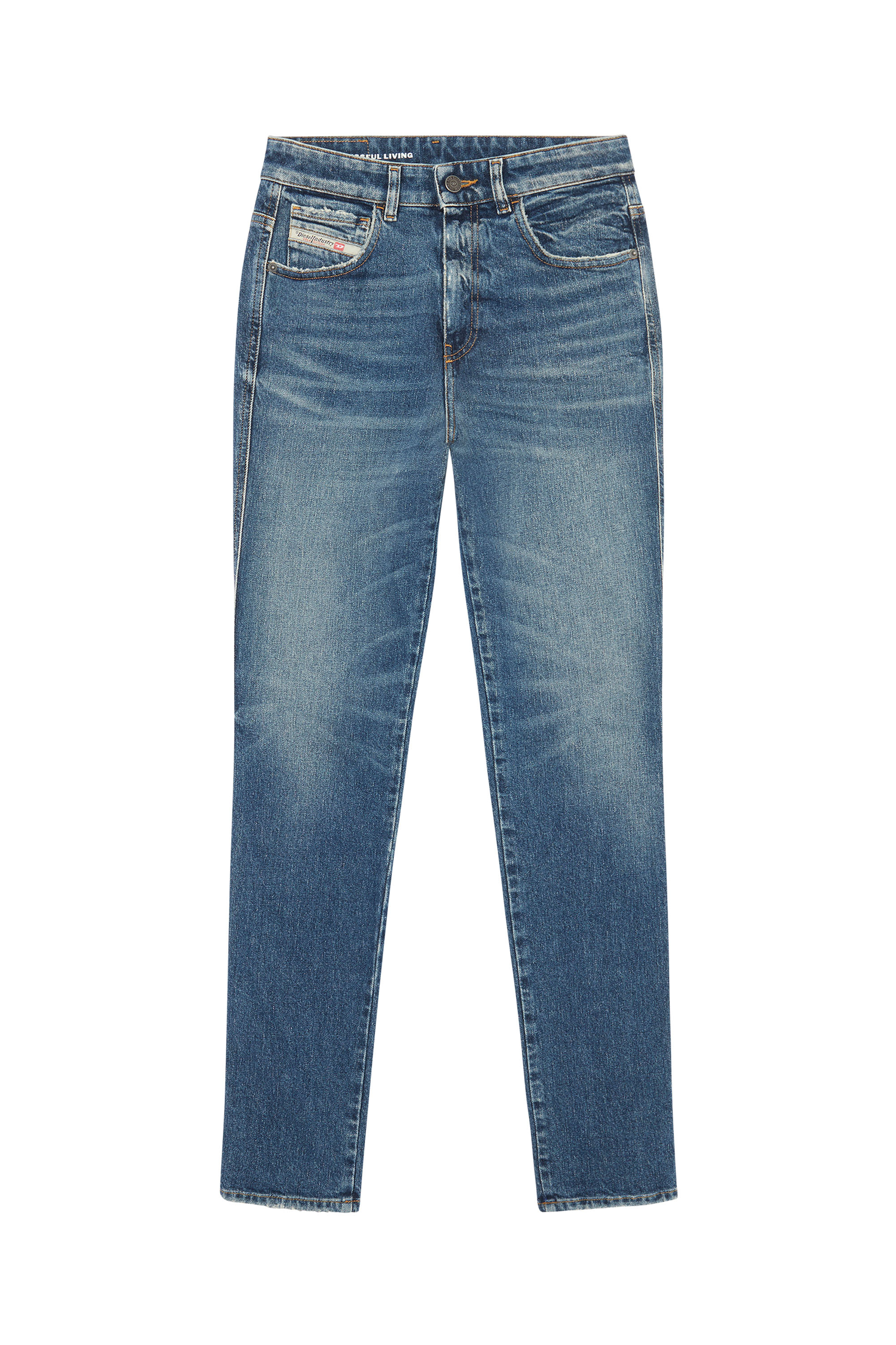 Diesel - 1994 007L1 Straight Jeans, Blu medio - Image 5