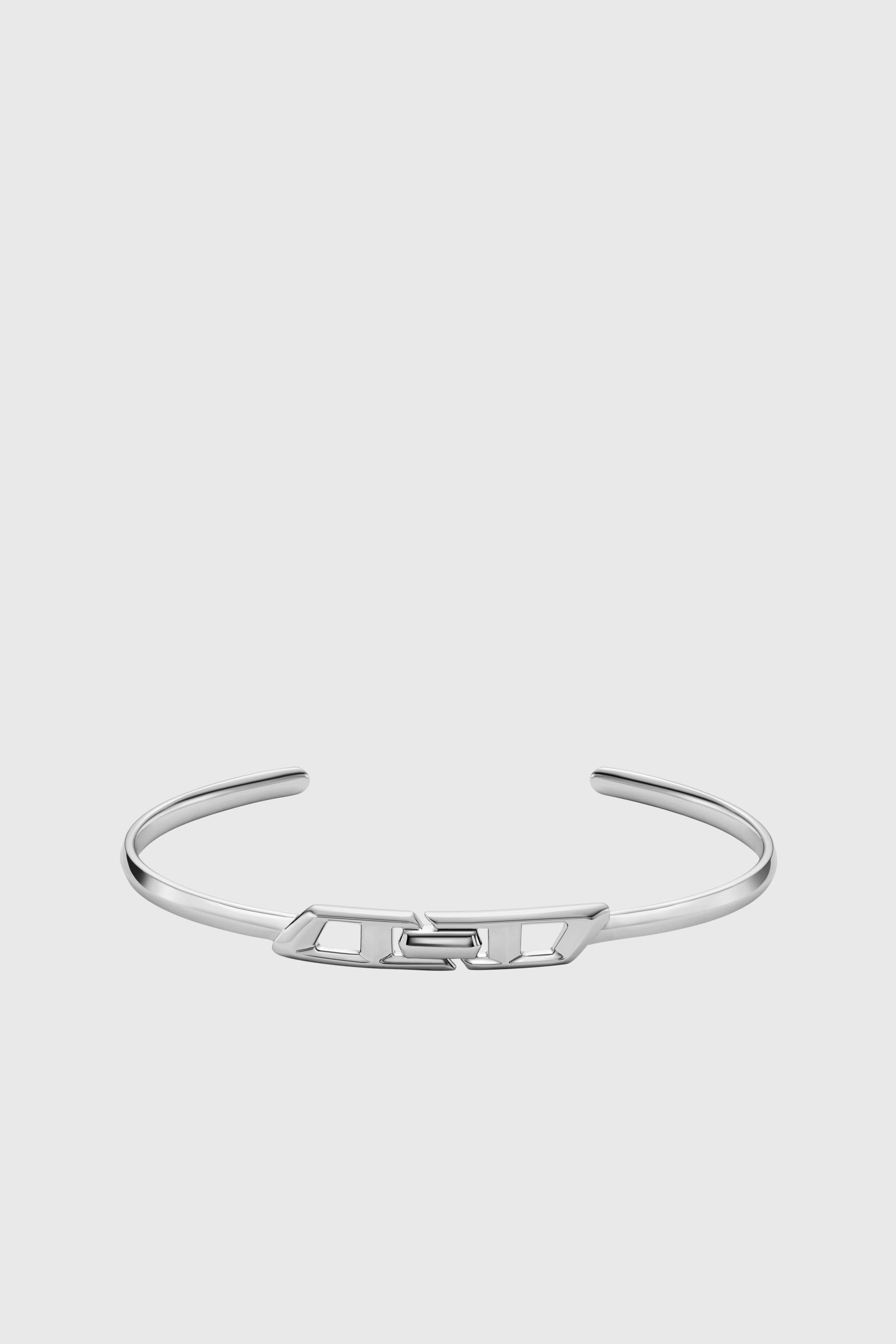 Diesel - DL1362040 STERLING SILVER JEWEL, Bracciale rigido in argento sterling Unisex in Argento - 1