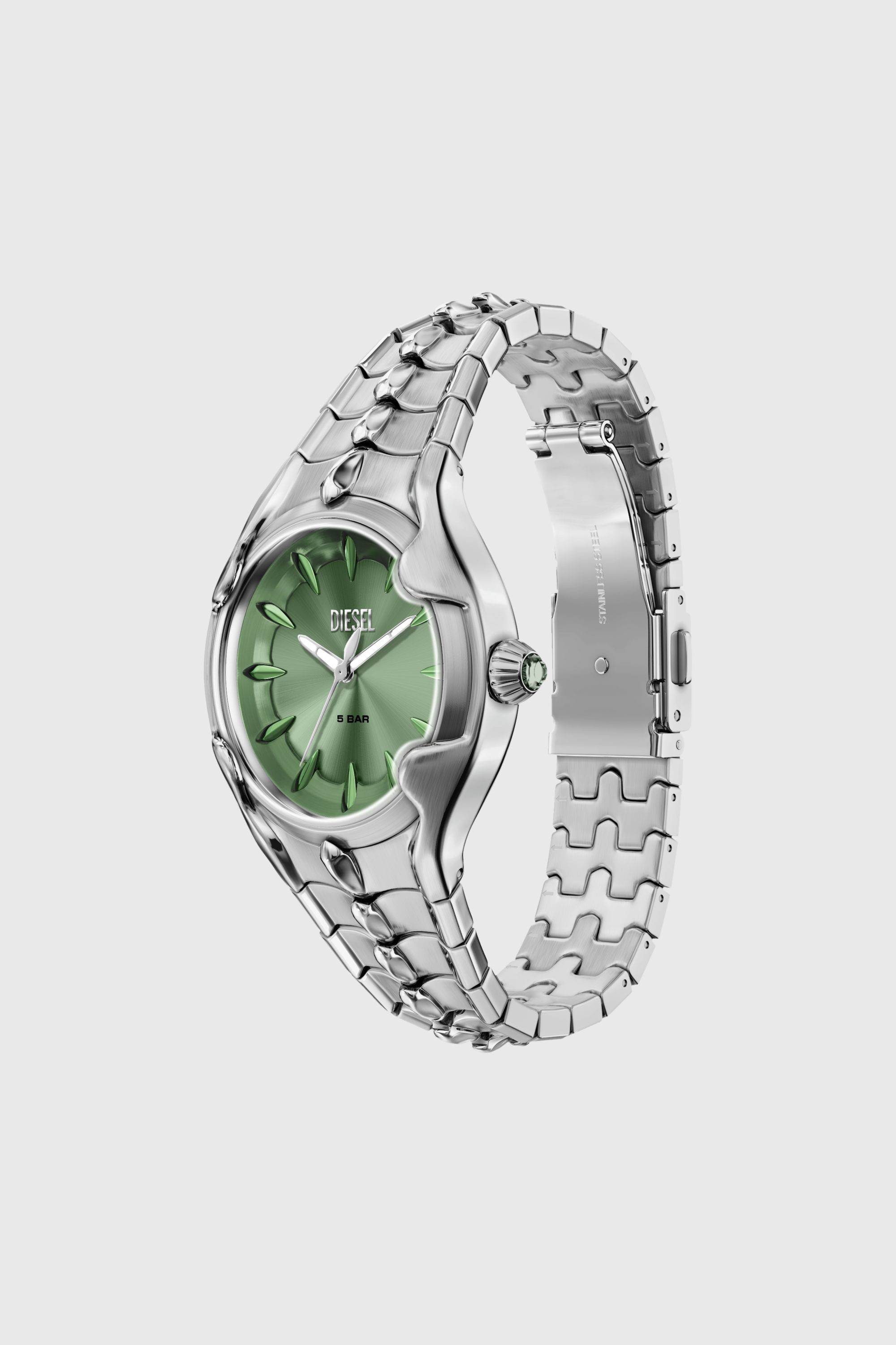 Diesel - DZ5632 WATCH, Orologio Vert in acciaio inox Uomo in Argento - 2