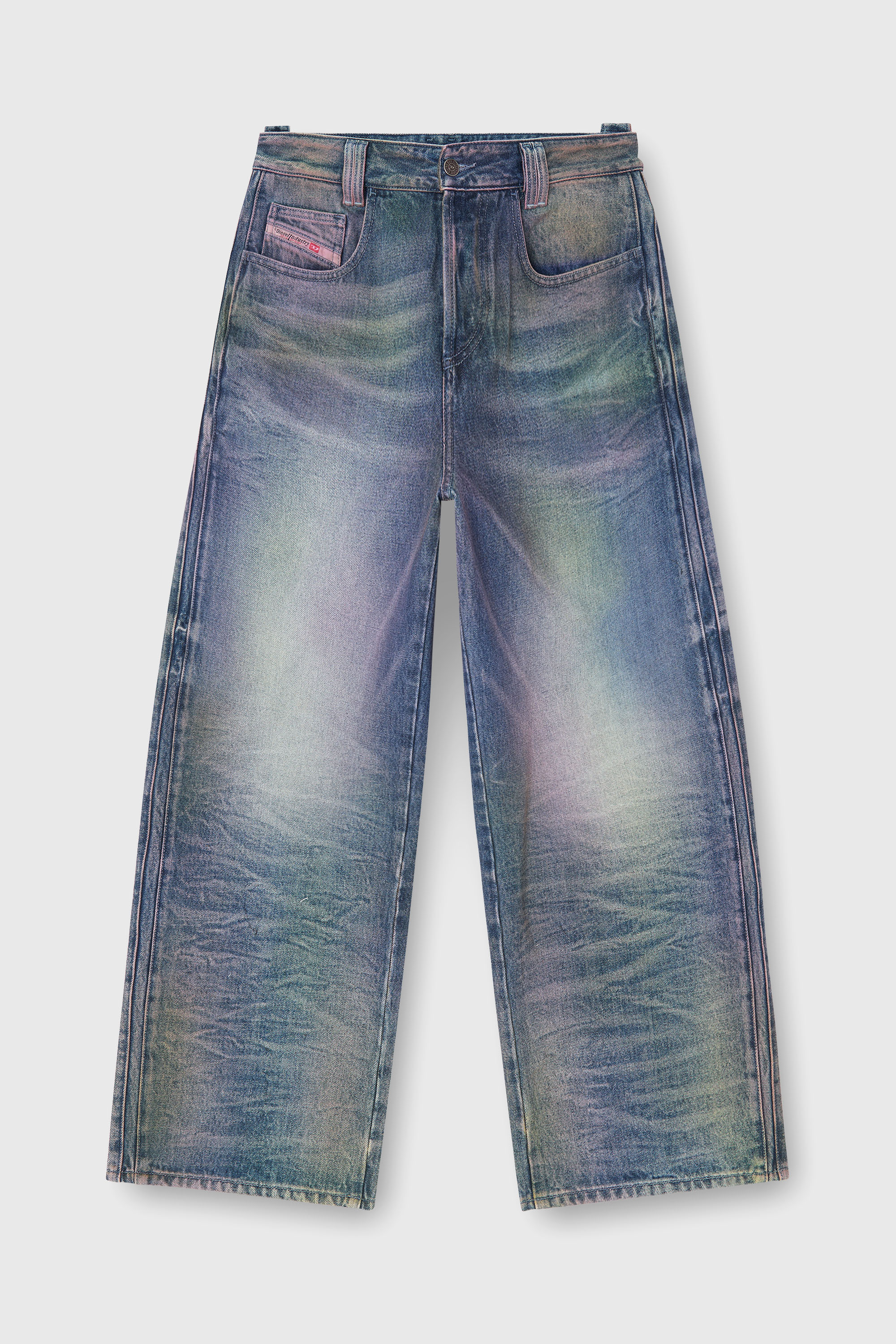 Diesel - Relaxed Jeans 1982 D-Hakou 007FW Unisex, Blu medio - Image 8