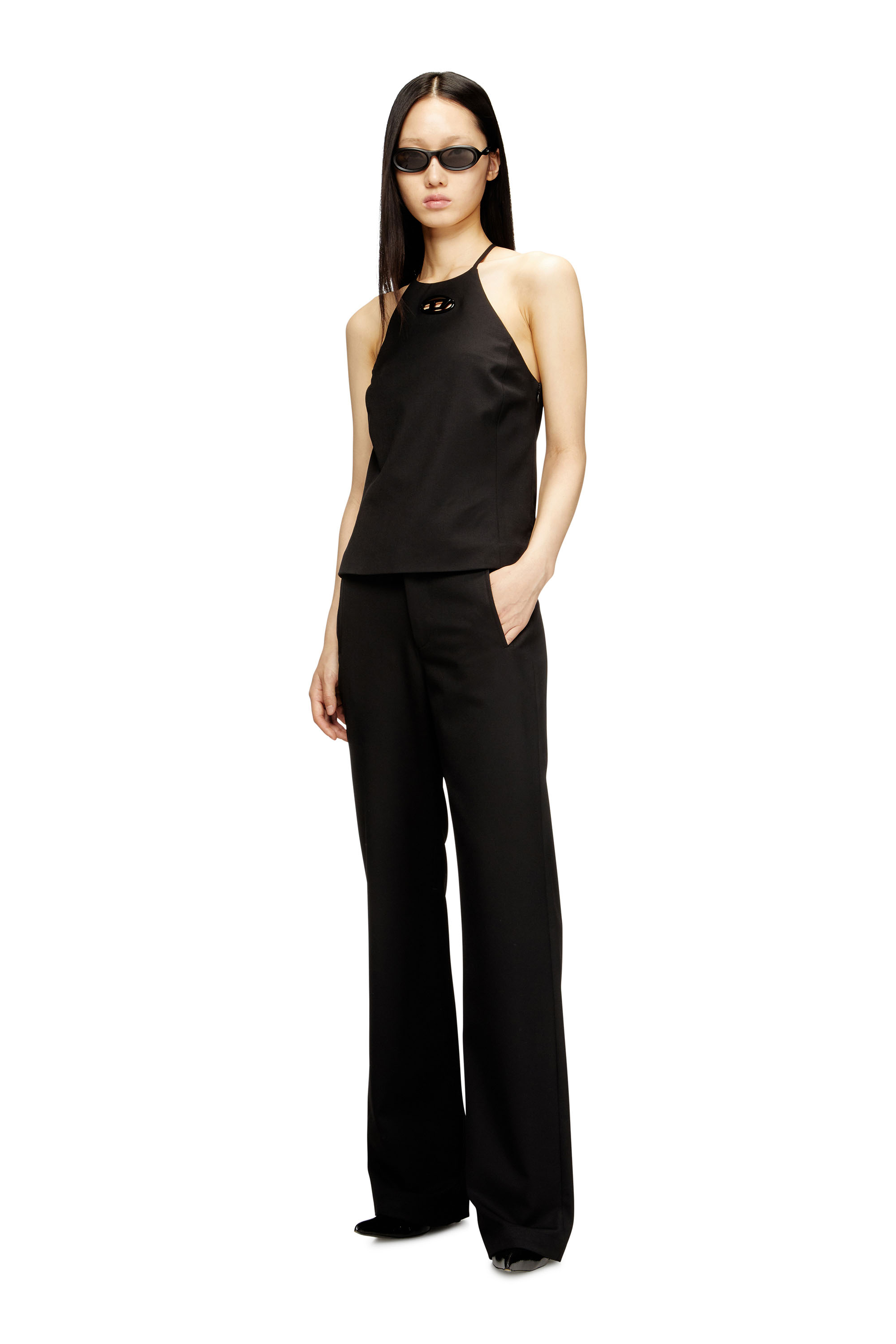 Diesel - P-ROMISE-S3, Pantaloni in fresco di lana Donna in ToBeDefined - 2