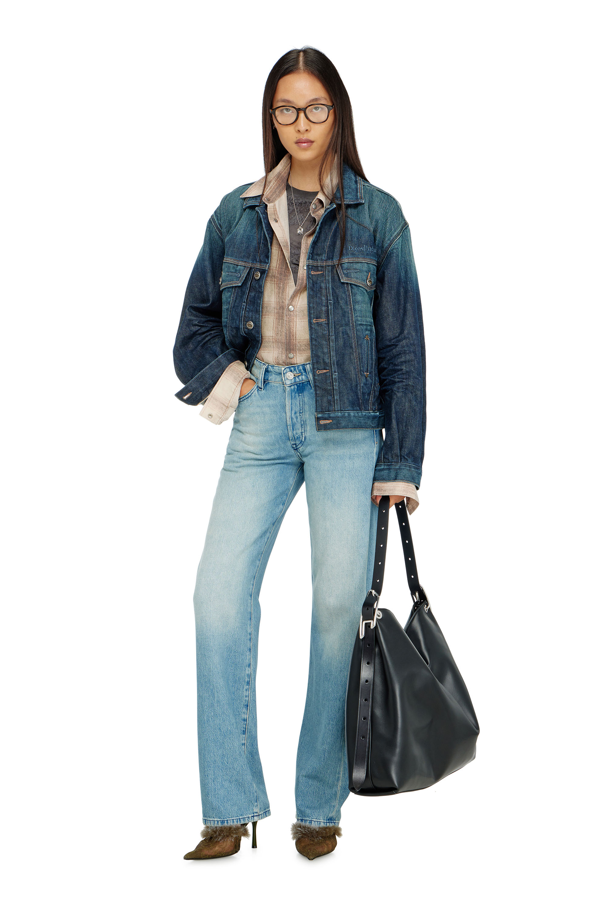 Diesel - Regular Jeans 1971 D-Sent 0BEBF Donna, Blu Chiaro - Image 1