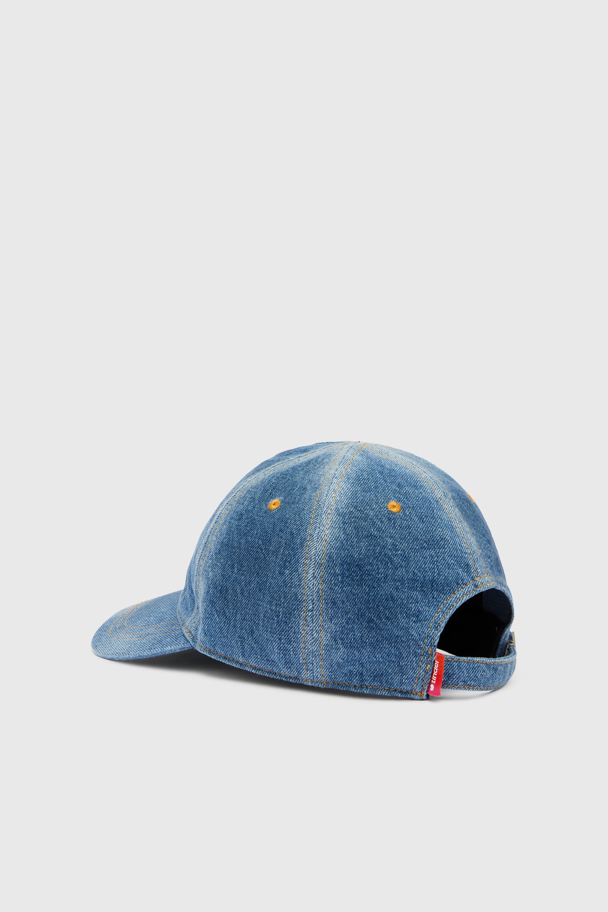 Diesel - PR-CAP-CHITIN, Berretto da baseball in denim con logo For Successful Loving Unisex in Blu - 2