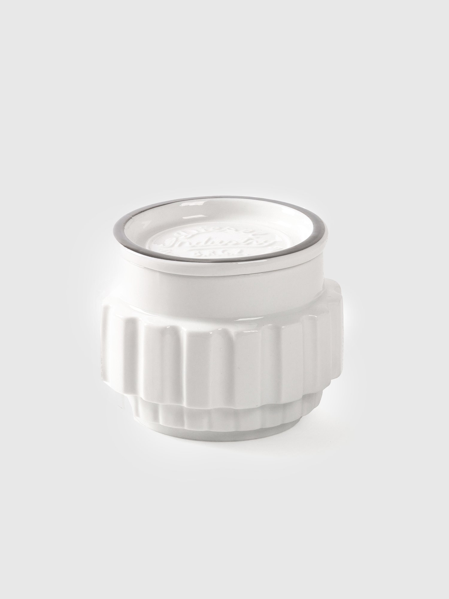 Diesel - 10904 SIL MACHINE, Vaso di porcellana piccolo Unisex in Bianco - 3