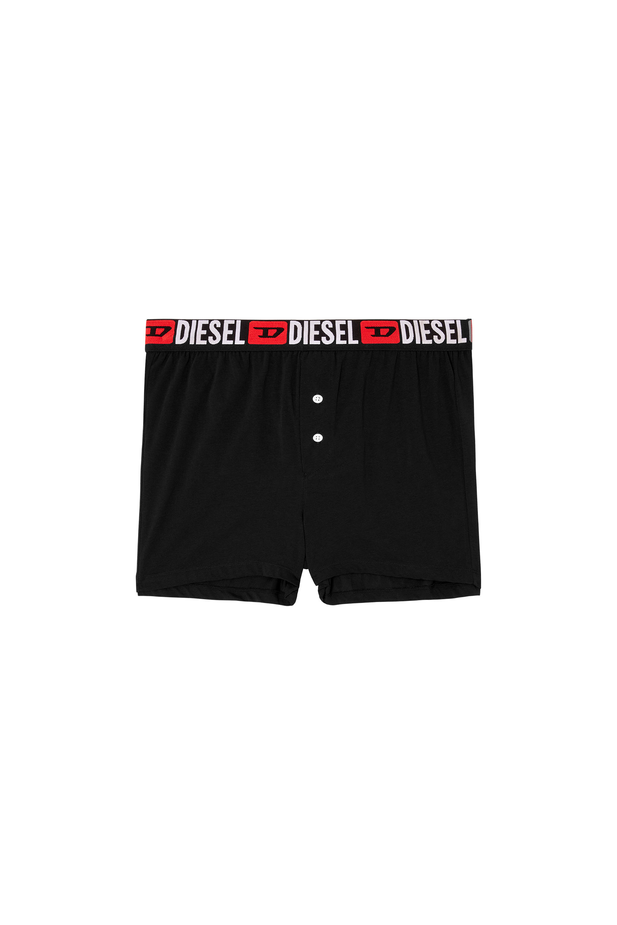Diesel - STARKIE-D-CORE, Boxer con logo all-over in vita Uomo in Nero - 2