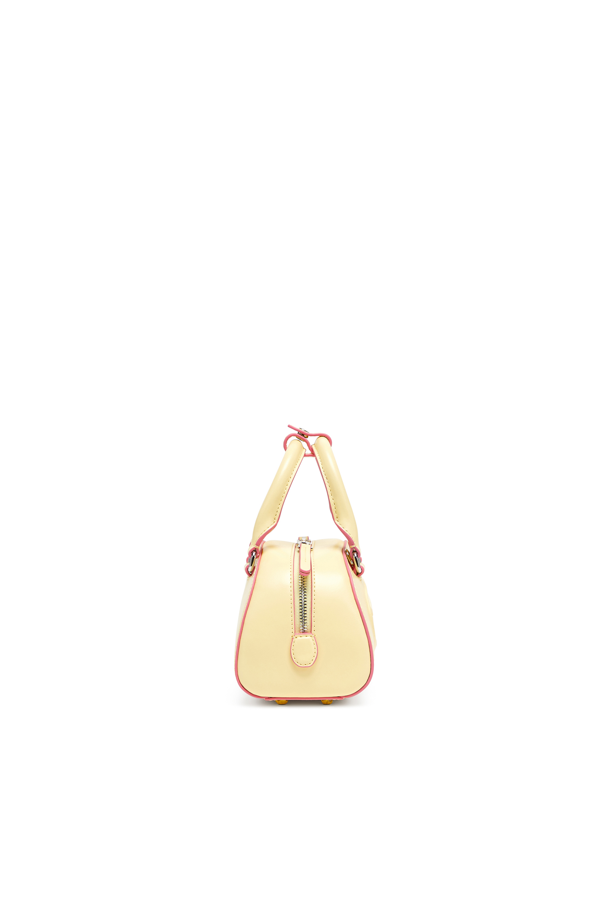 Diesel - 1DR DOME CROSSBODY, 1DR Dome-Borsa bowling mini in pelle Donna in Giallo - 4