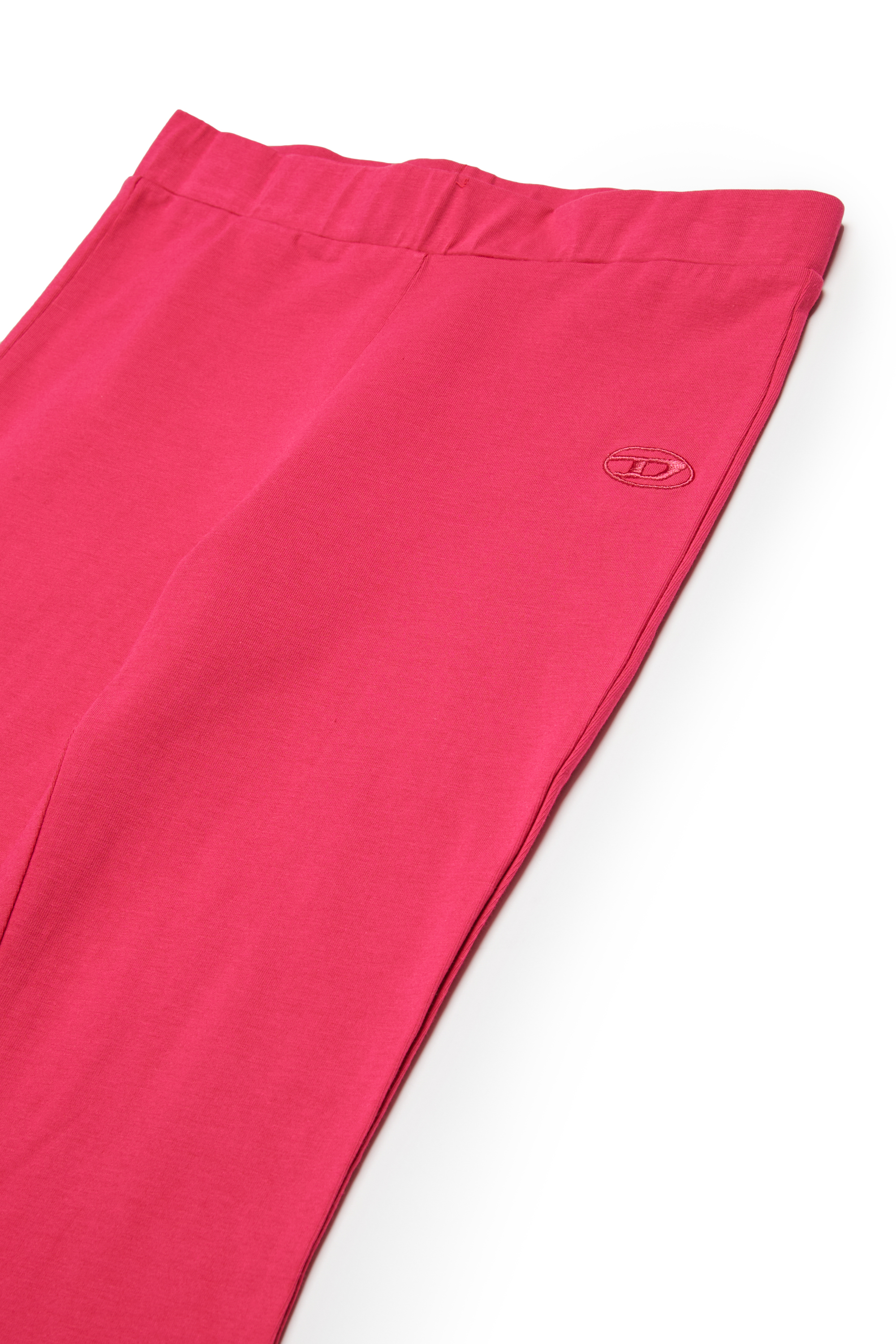 Diesel - PKIA, Leggings flared con ricamo Oval D Donna in Rosa - 3