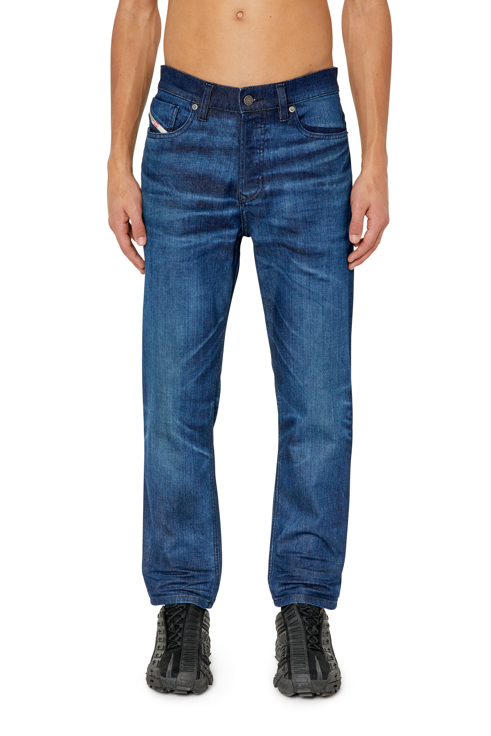 Diesel - 2005 D-FINING 0TFAT Tapered Jeans, Blu Scuro - Image 1