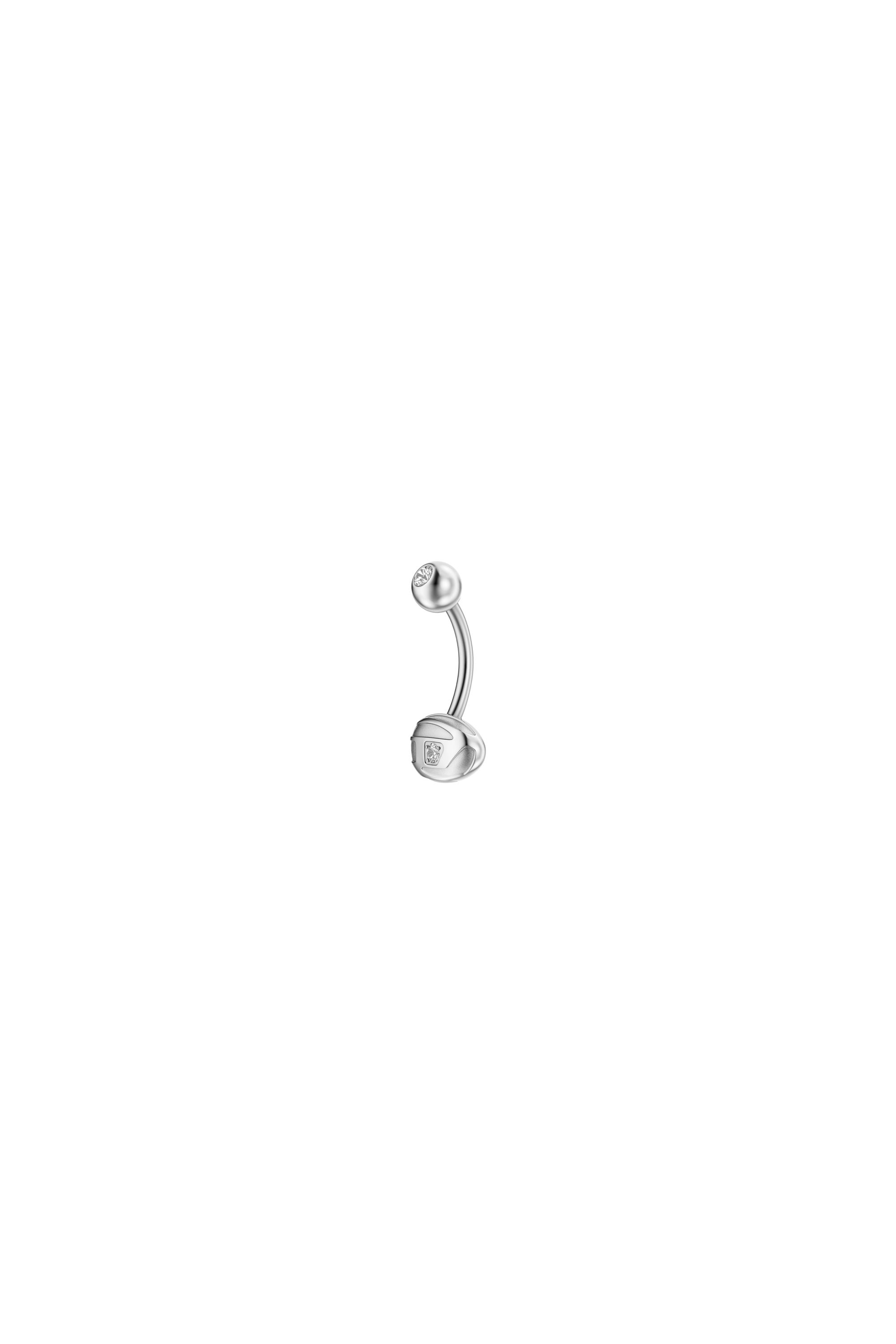 Diesel - DX1698040 JEWELLERY, Gioiello per ombelico in acciaio inox Unisex in Argento - 2
