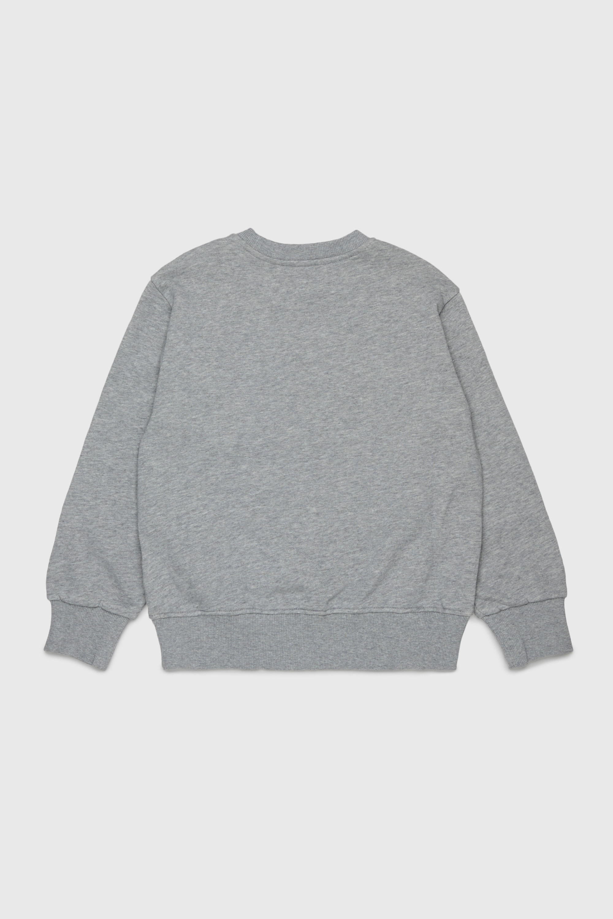 Diesel - SJEANS OVER, Felpa con lettere del logo sfrangiate Uomo in Grigio - 2