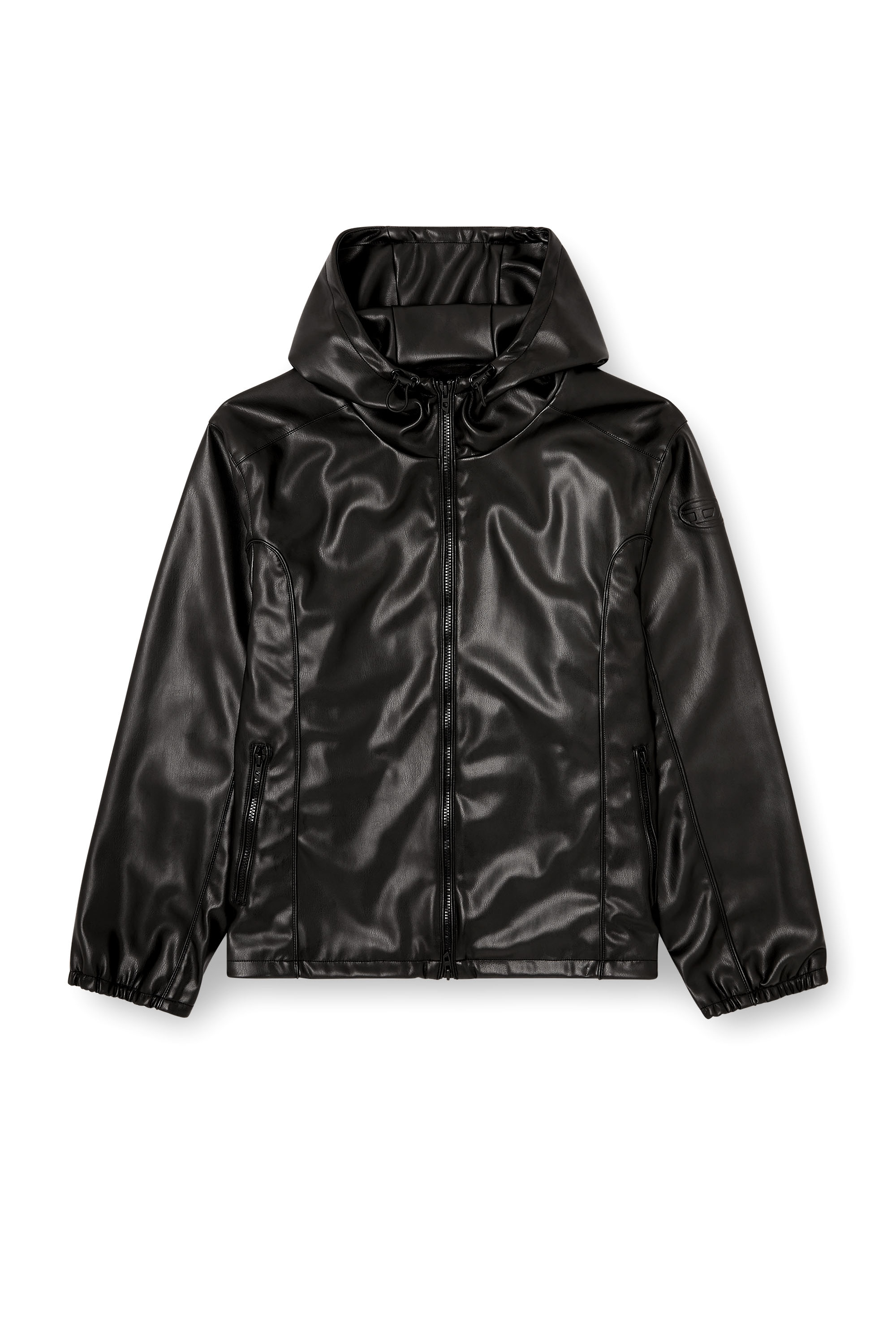 Diesel - J-HIVES-PGBX, Giacca a vento in tessuto coated Uomo in Nero - 3