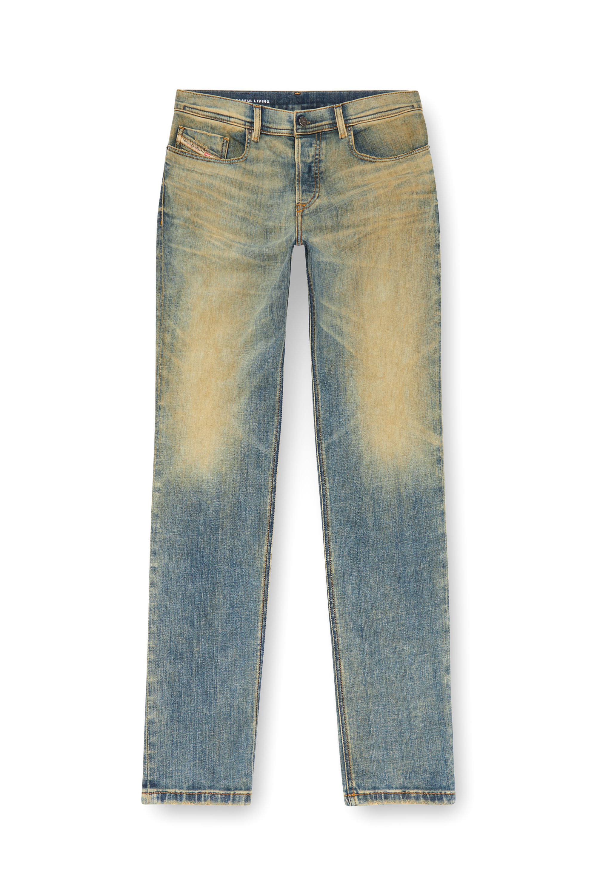 Diesel - Uomo Tapered Jeans 2023 D-Finitive 09J51, Blu medio - Image 3