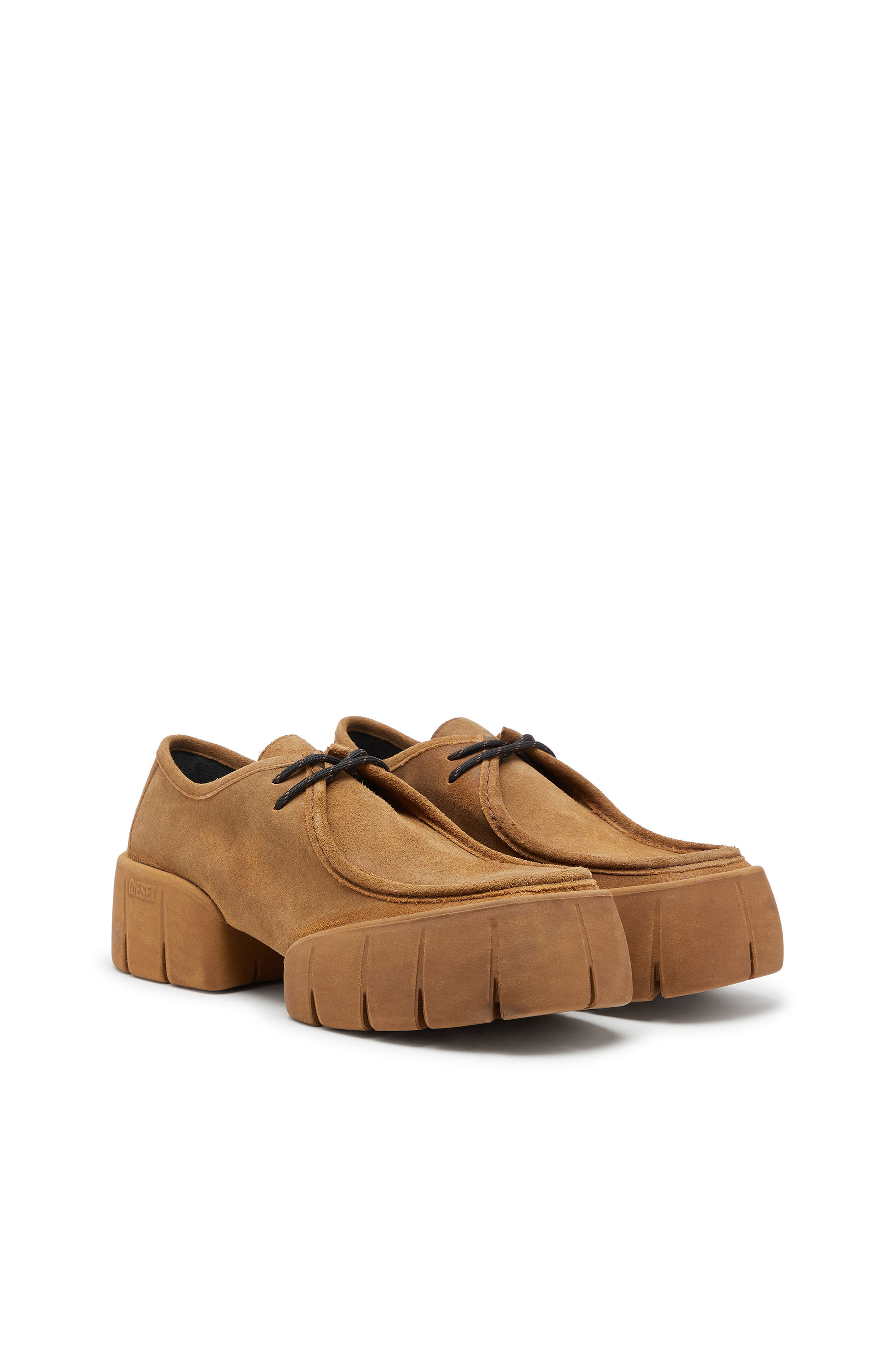 Diesel - D-TEX WB, D-Tex-Scarpa mocassino in suede cerato Uomo in Marrone - 2