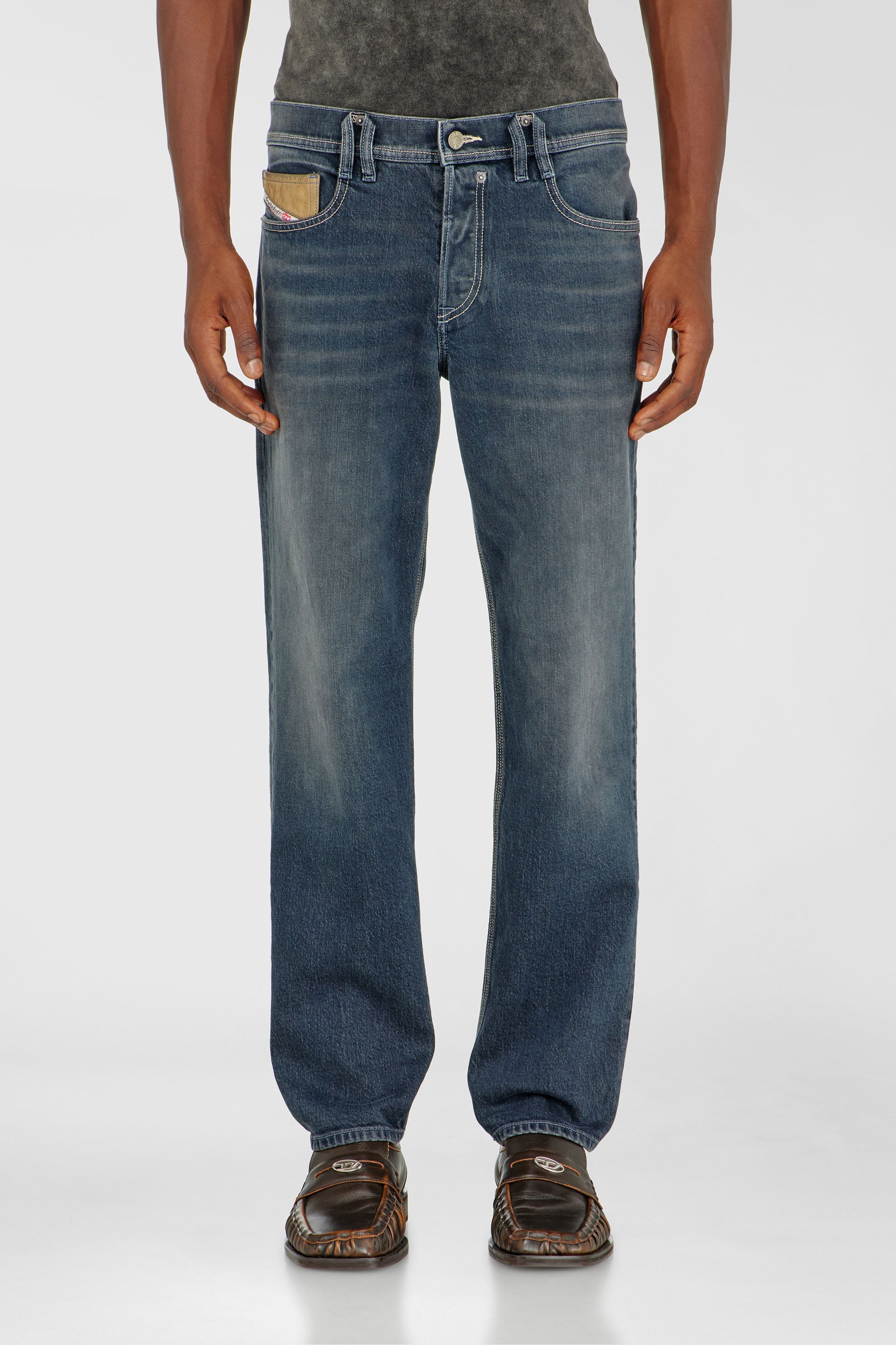Diesel - Regular Jeans 2023 D-Finitive 007GQ Uomo, Blu medio - Image 1