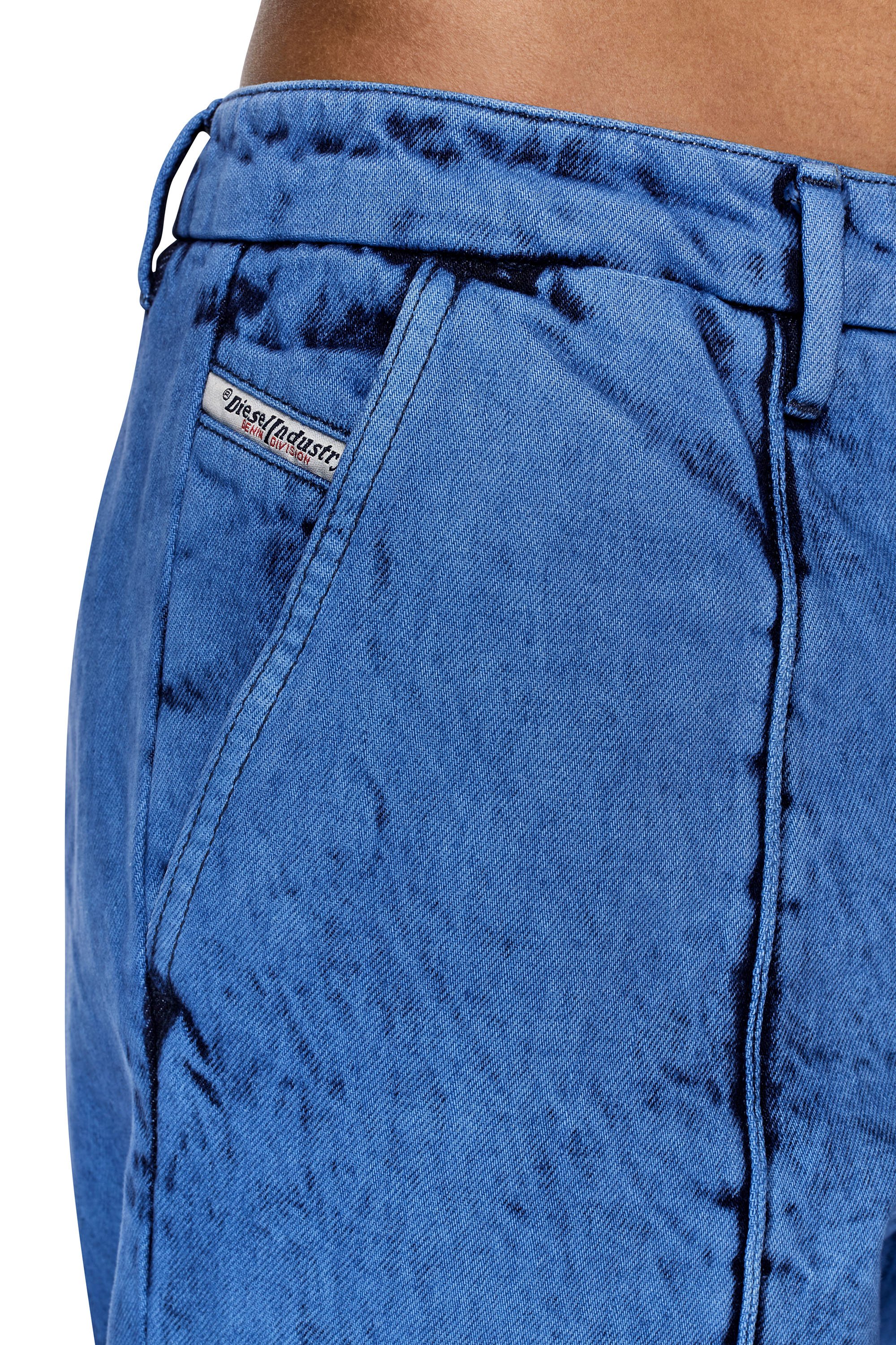 Diesel - D-Chino-Work 0EIAN Straight Jeans, Blu - Image 4