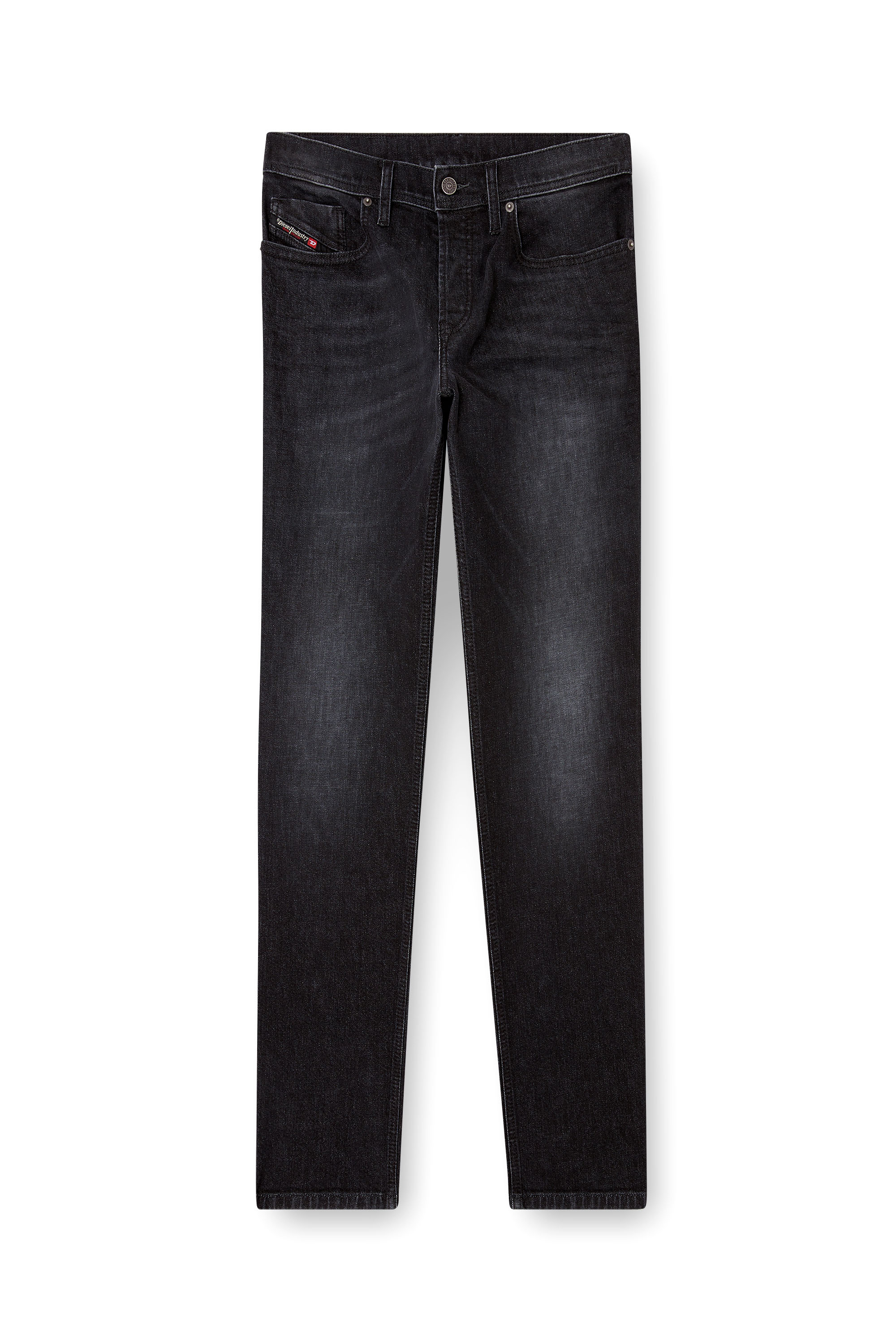 Diesel - Regular Jeans 2023 D-Finitive 0DBDT Uomo, Nero/Grigio scuro - Image 5