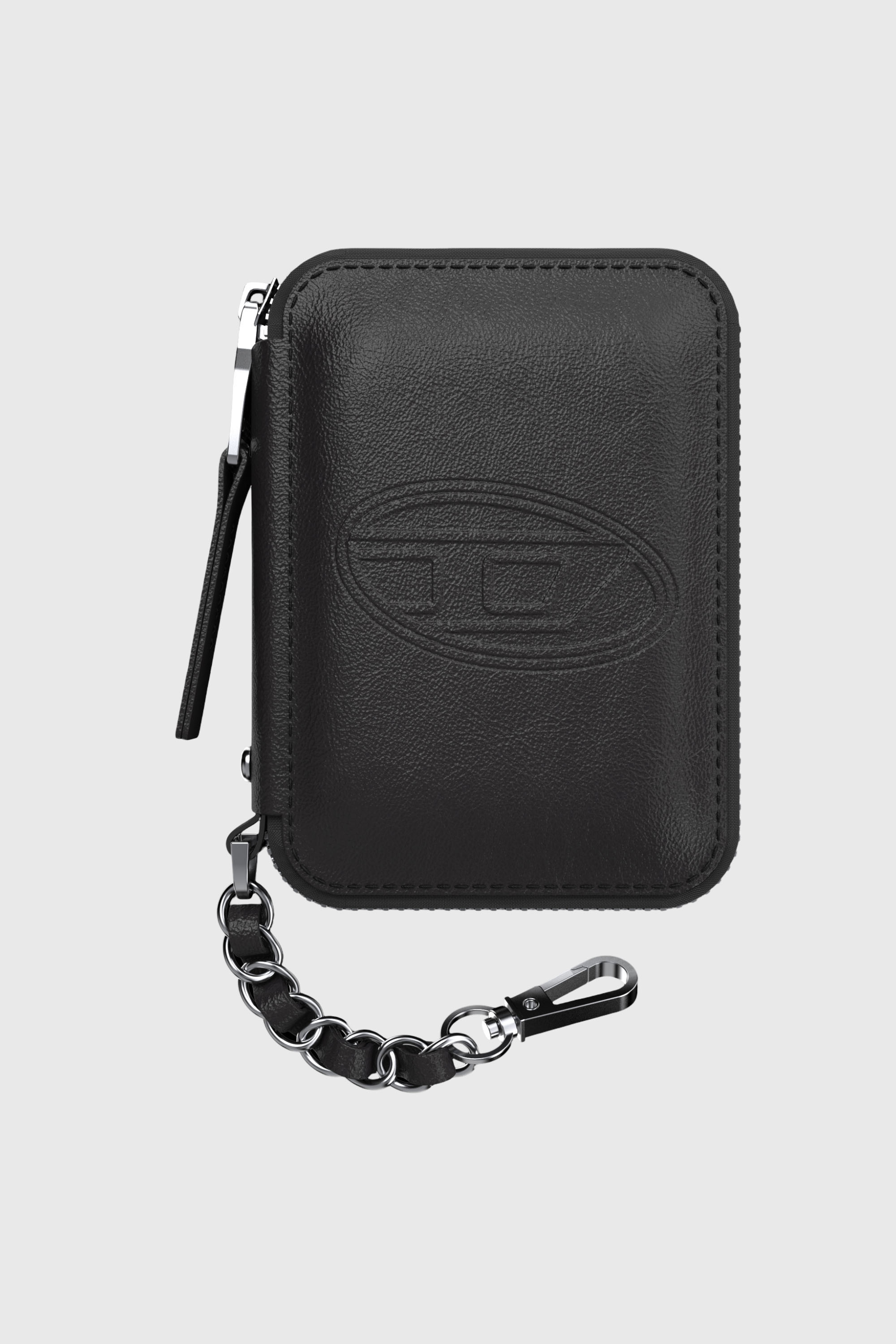 Diesel - 60667 UNIVERSAL POUCH, Pochette MagSafe Oval D Unisex in Nero - 1