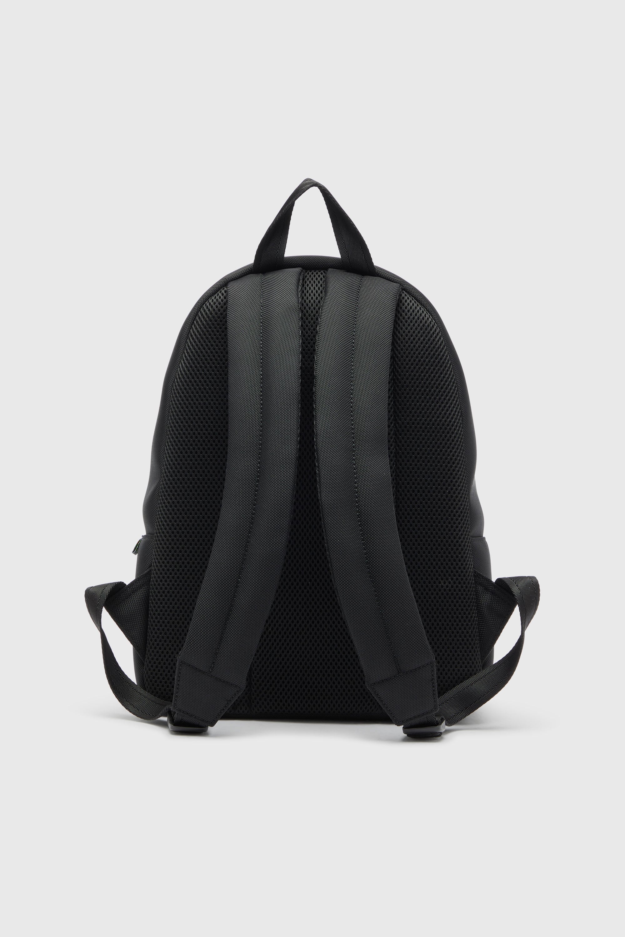 Diesel - HOLI-D BACKPACK M, Holi-D - Zaino in nylon con Logo Oval D Unisex in Nero - 2