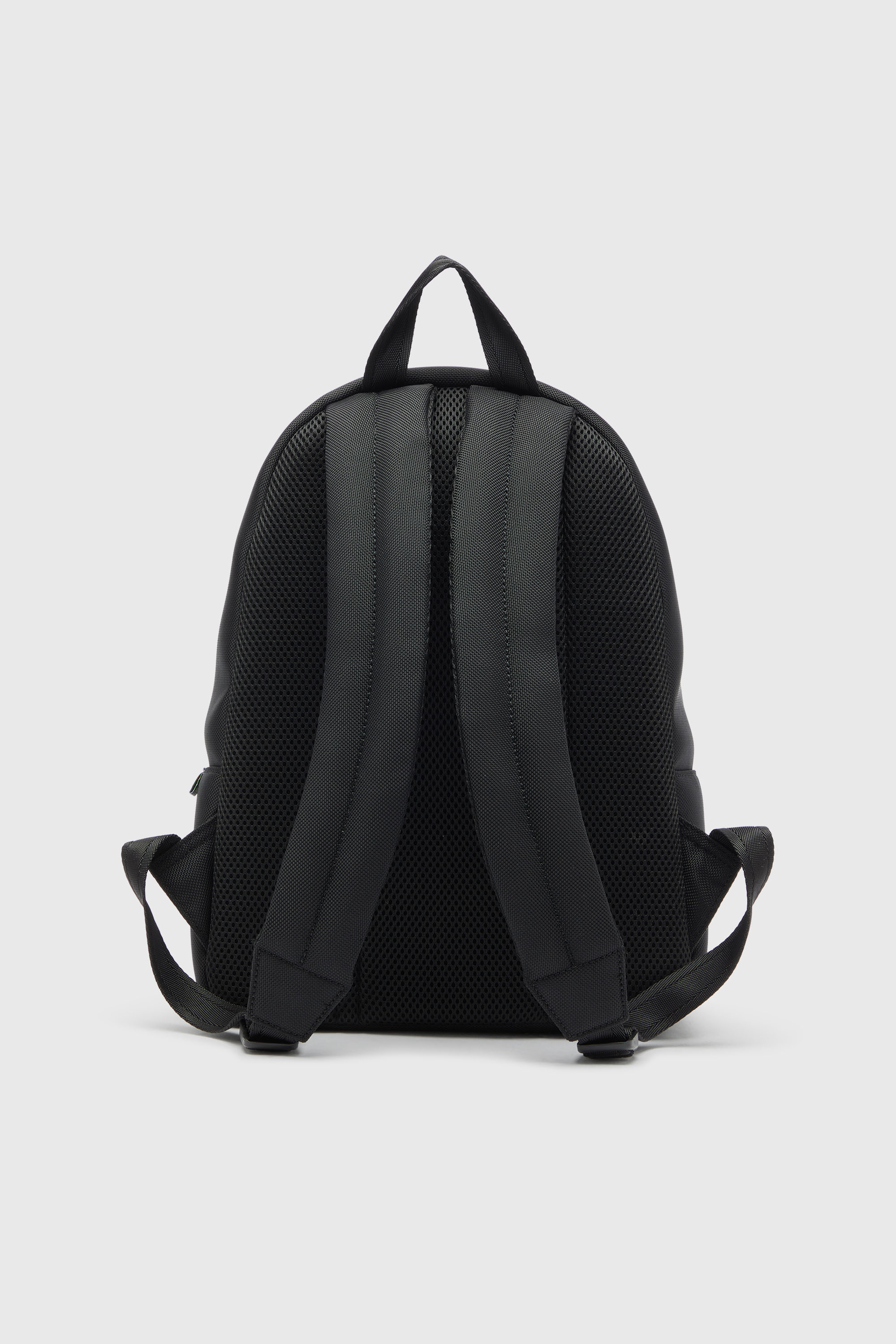 Diesel - HOLI-D BACKPACK M, Holi-D - Zaino in nylon con Logo Oval D Unisex in Nero - 2