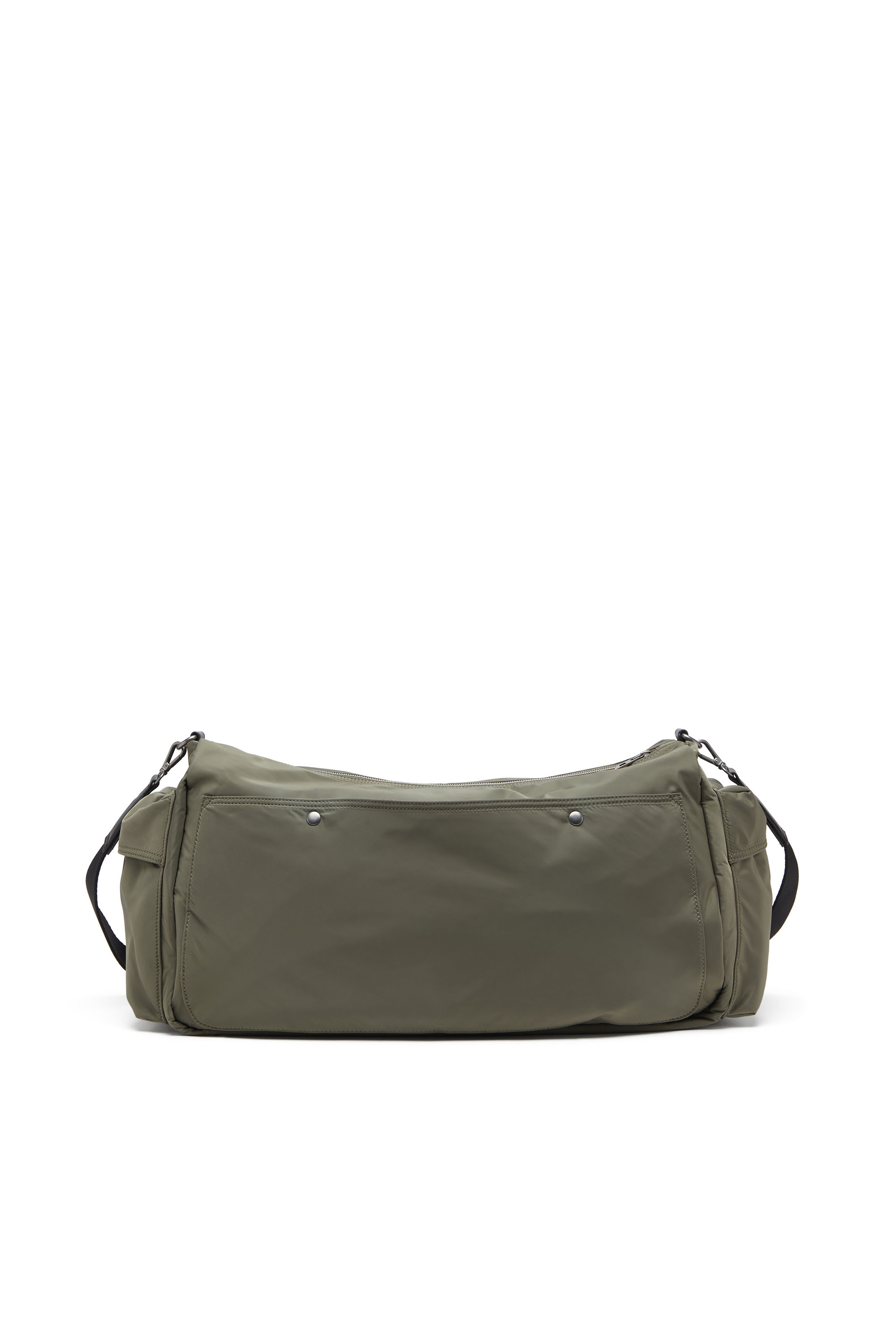Diesel - MULTI-PKTS DUFFLE X, Multi-Pkts-Borsa arricciata multitasca in tessuto utility Unisex in Verde - 2