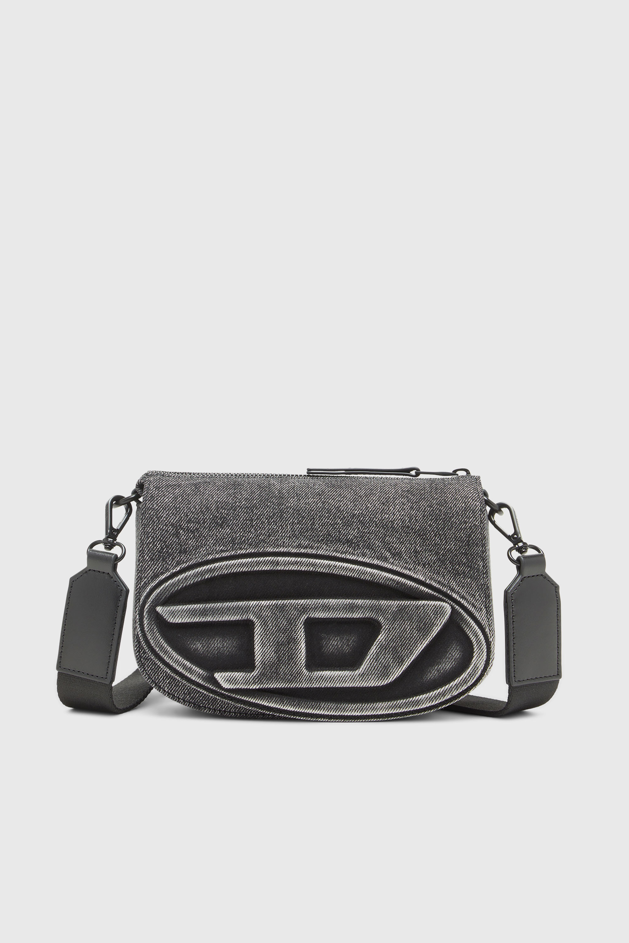 Diesel - 1DR CAMERA BAG, 1DR-Camera bag in denim washed Unisex in Grigio - 1