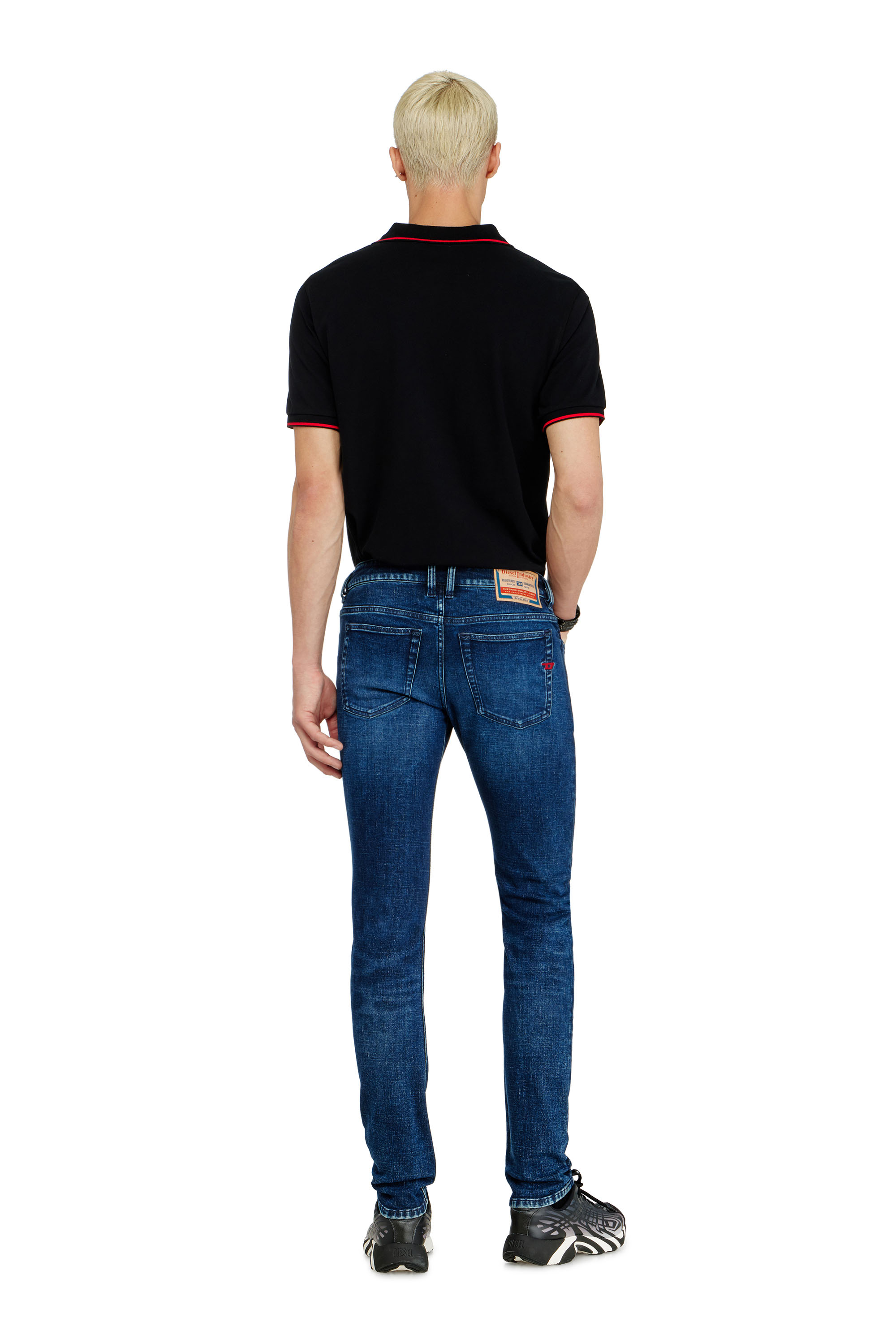 Diesel - Skinny Jeans 1979 Sleenker 0KBBD Uomo, Blu Scuro - Image 3