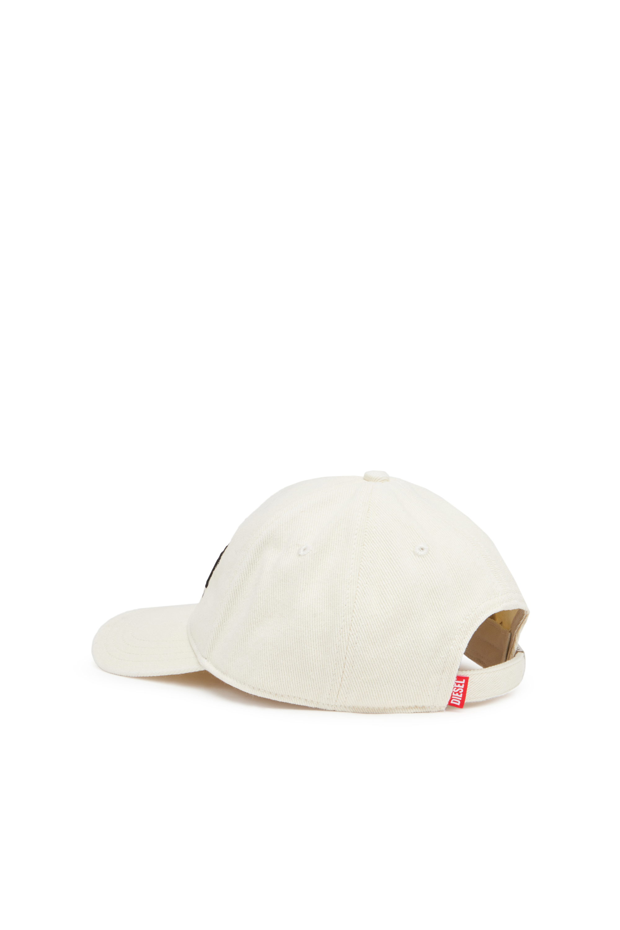 Diesel - CORRY-DIV-WASH, Cappello da baseball con logo ricamato Uomo in Bianco - 2