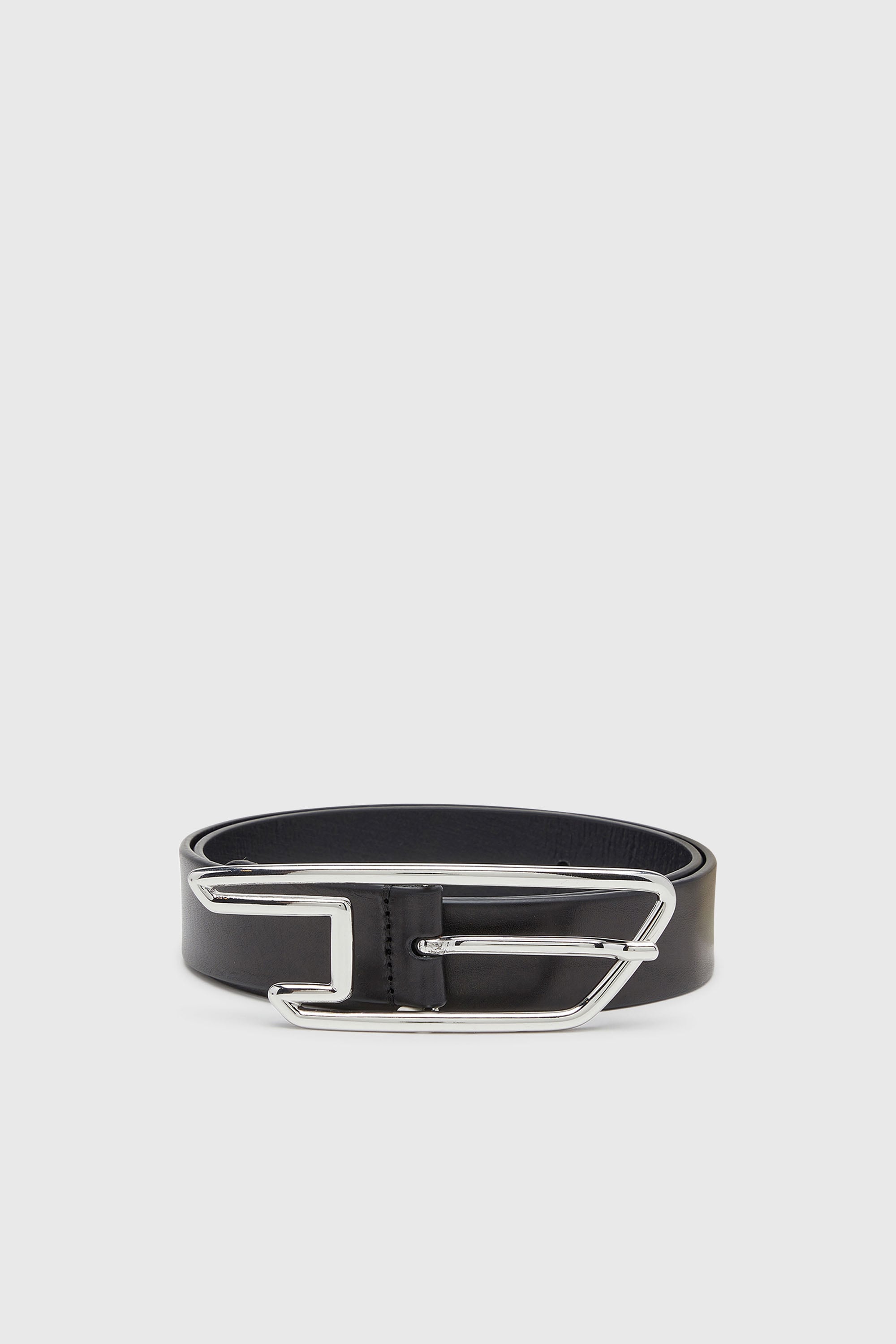 Diesel - B-D LINE W 30, Cintura 3 cm in pelle pull-up Donna in Nero - 1