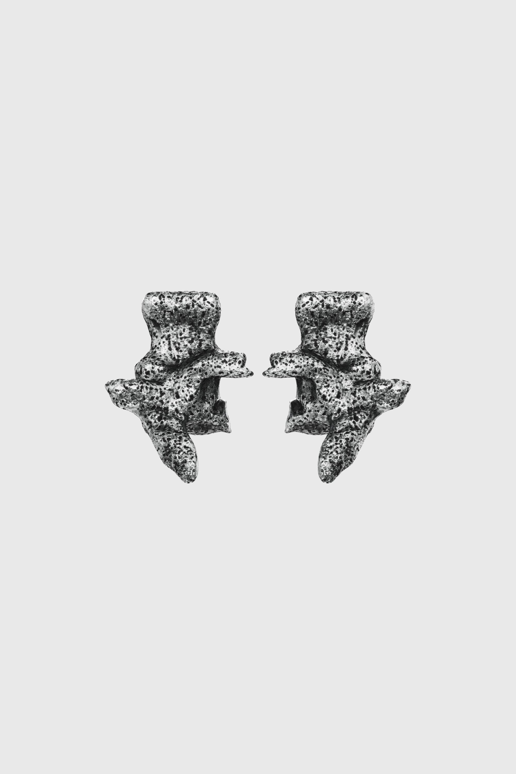 Diesel - DX1710040 JEWELLERY, Orecchini color argento con borchie Unisex in Grigio - 2