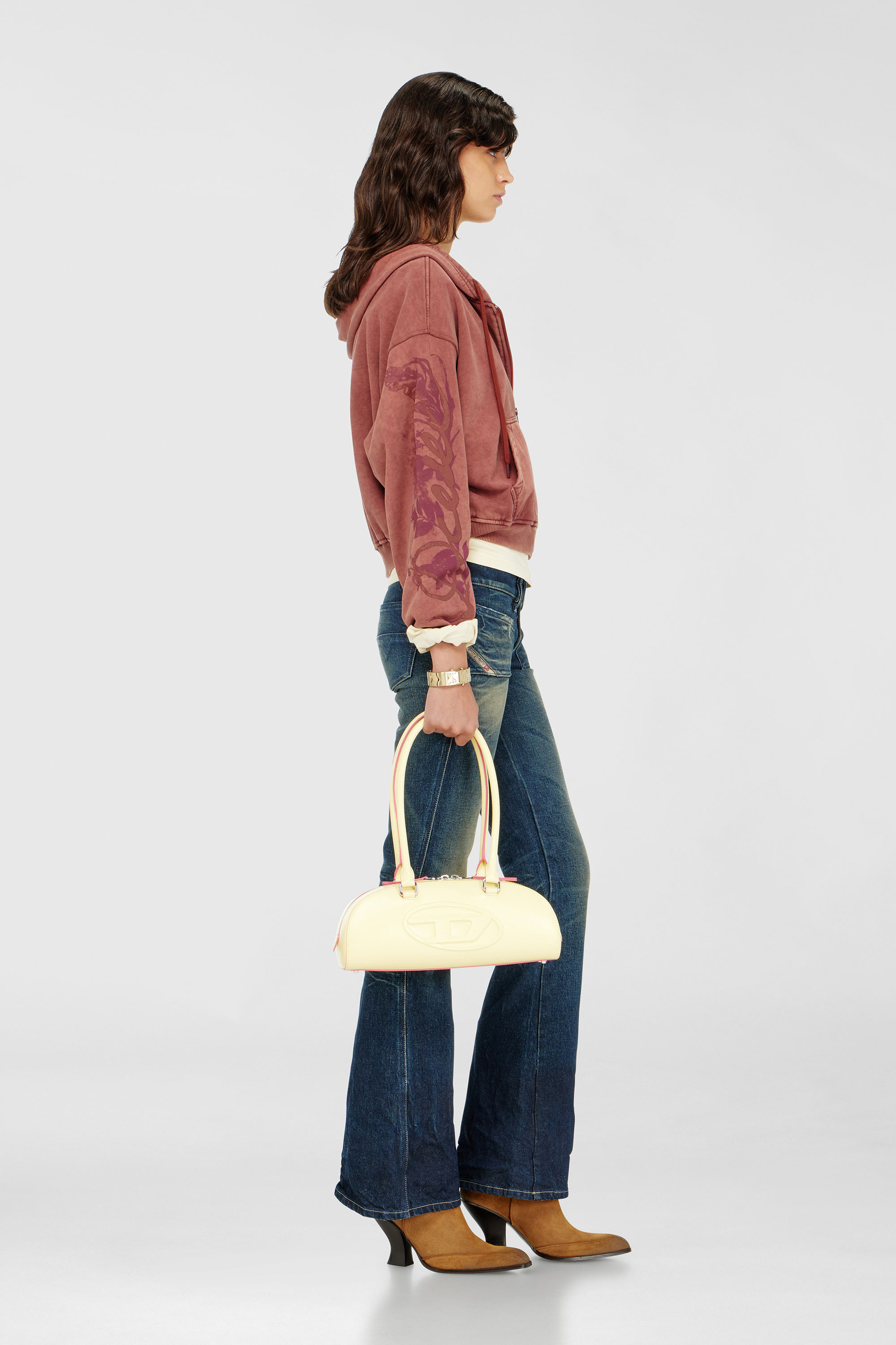 Diesel - Bootcut Jeans D-Hush 007EH Donna, Blu Scuro - Image 2