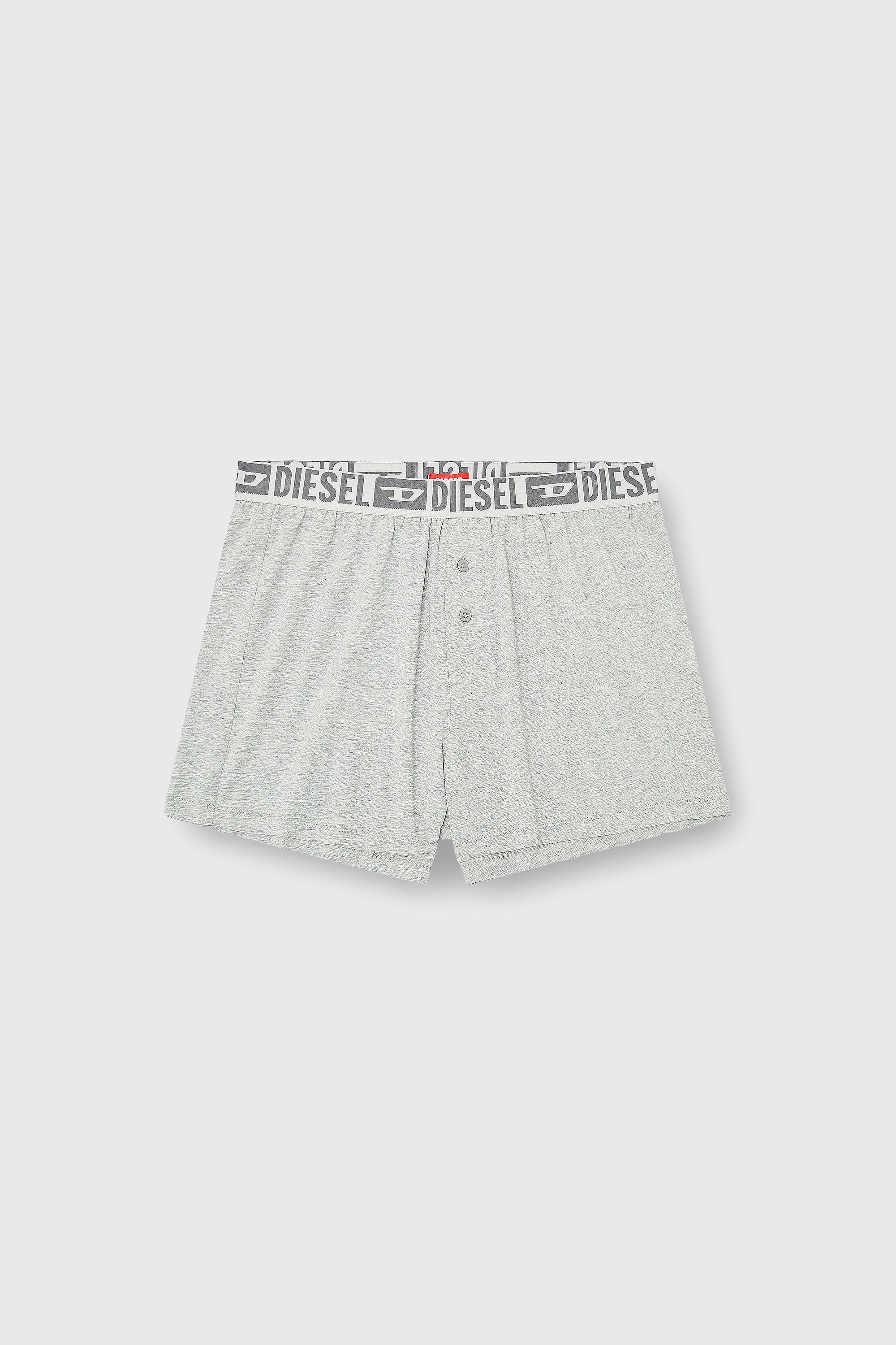 Diesel - STARKIE-D-CORE-2PACK, Set da due boxer lunghi in cotone stretch Uomo in Grigio - 1