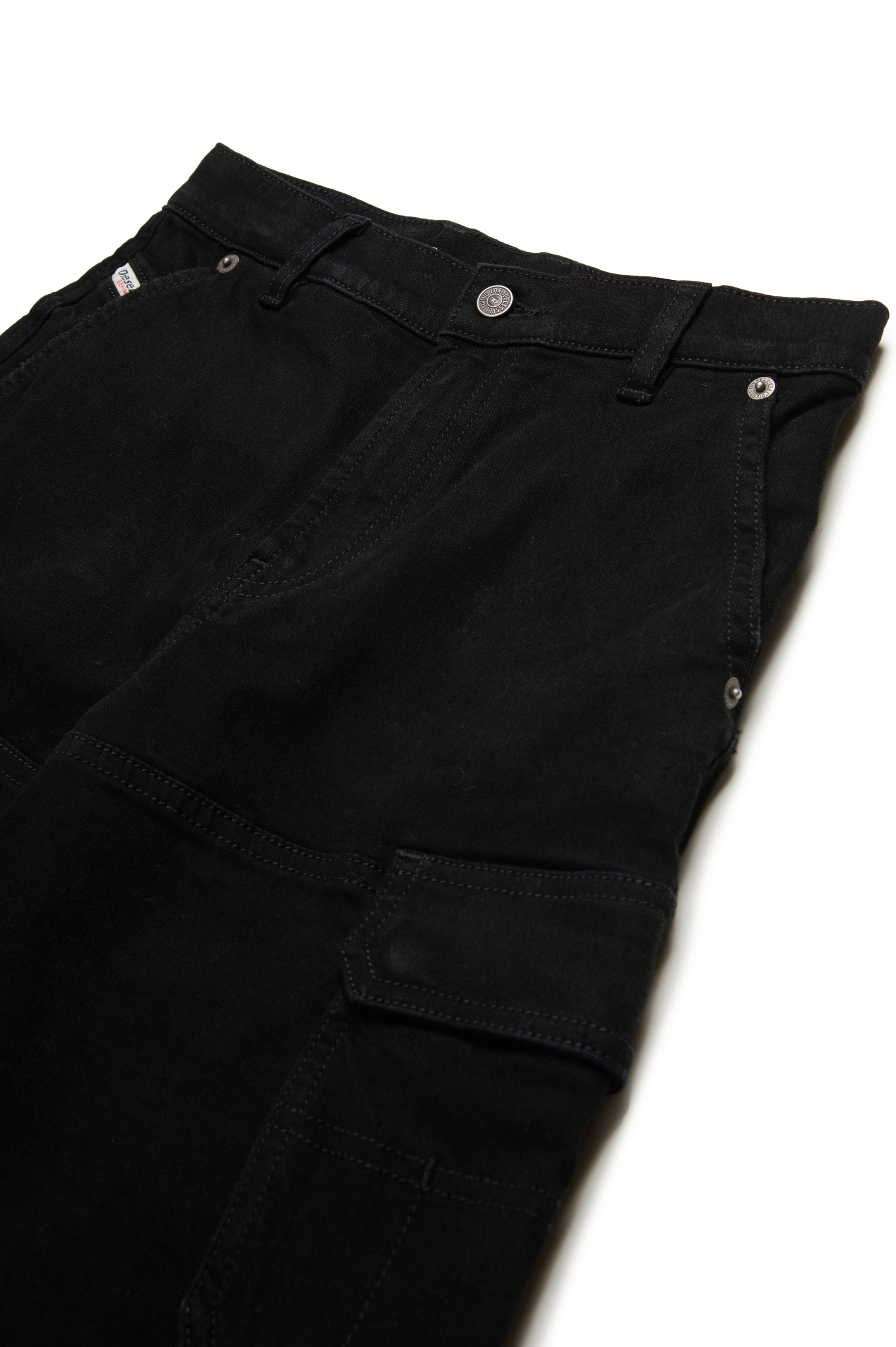 Diesel - PFISH-CARGO-SH-J, Pantaloncini cargo in denim Uomo in Nero - 3